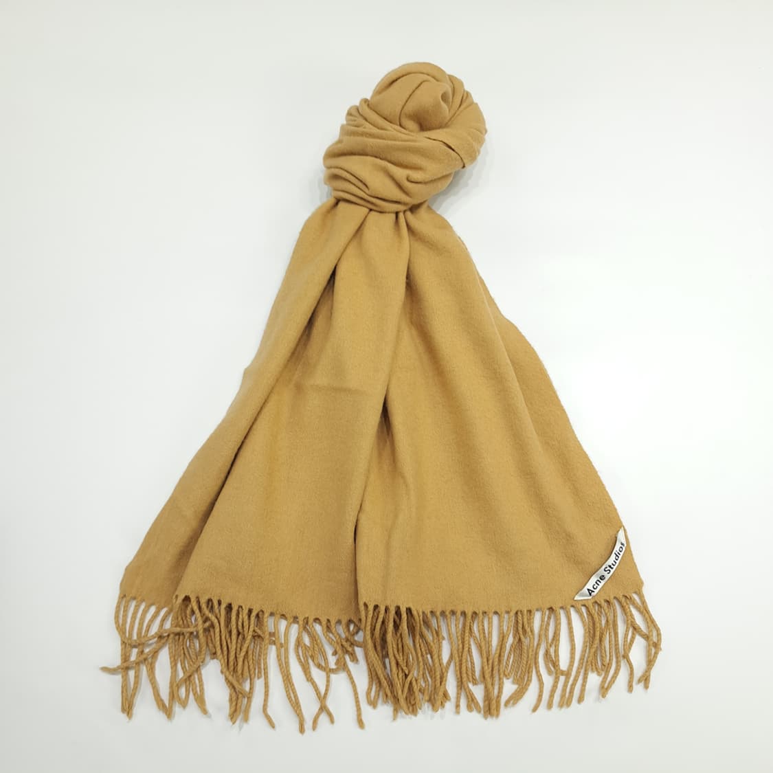 MX104 아크네 스튜디오 클래식 카멜 빅사이즈 울 목도리 머플러 상품이미지1