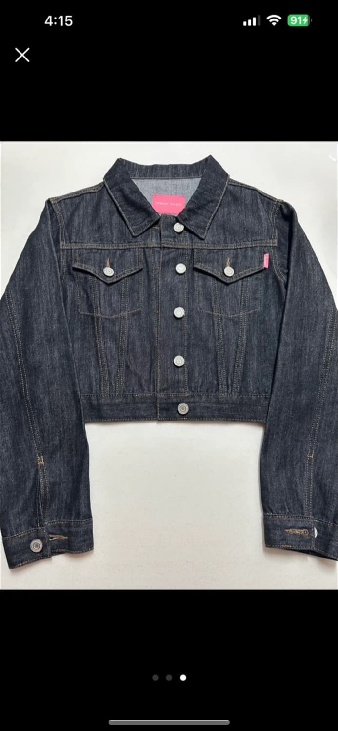 오디너리 홀리데이 크롭 청자켓 (새상품) 상품이미지3