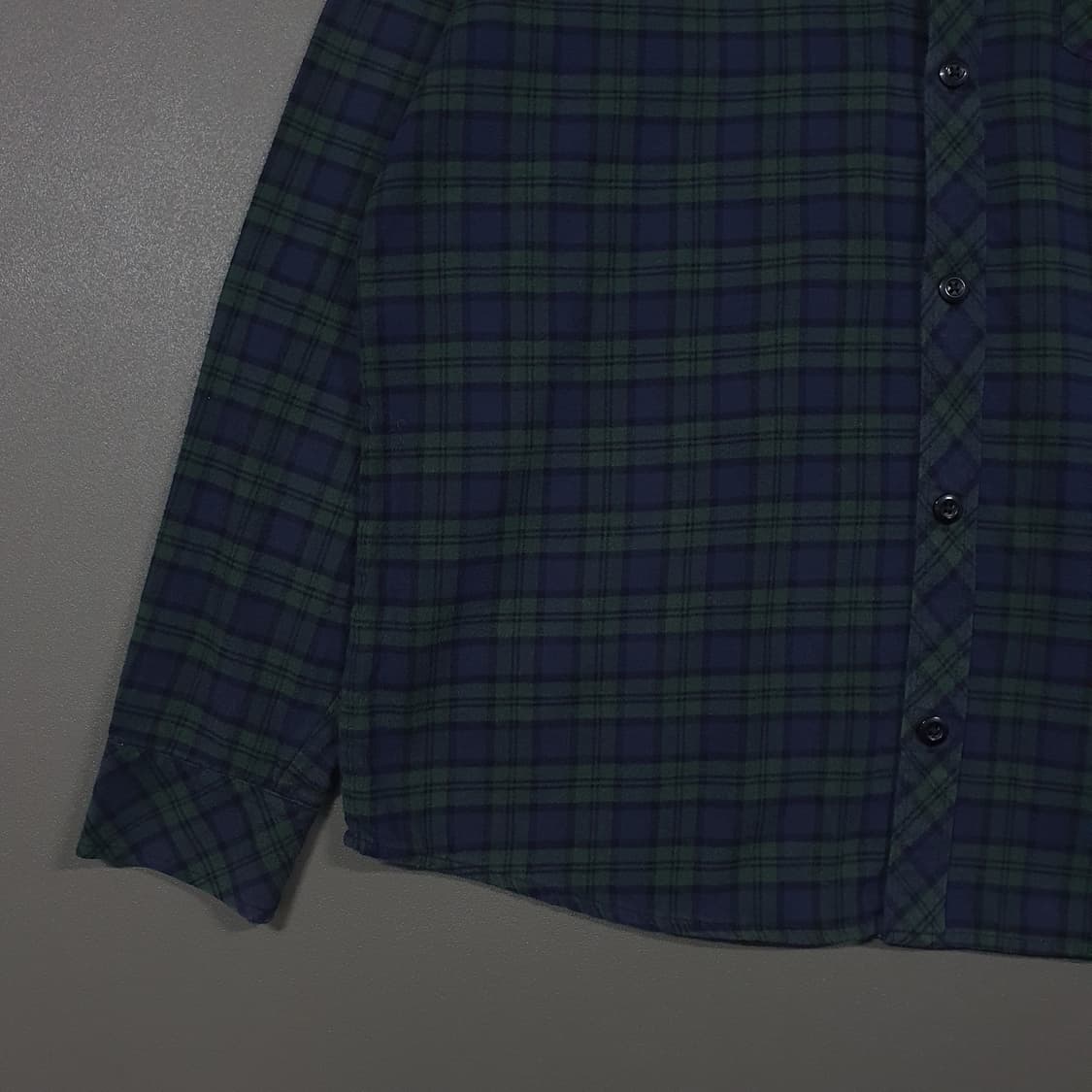 L (100) 칼하트 WIP L/S 숀 셔츠 블랙와치 타탄체크 남방 상품이미지3