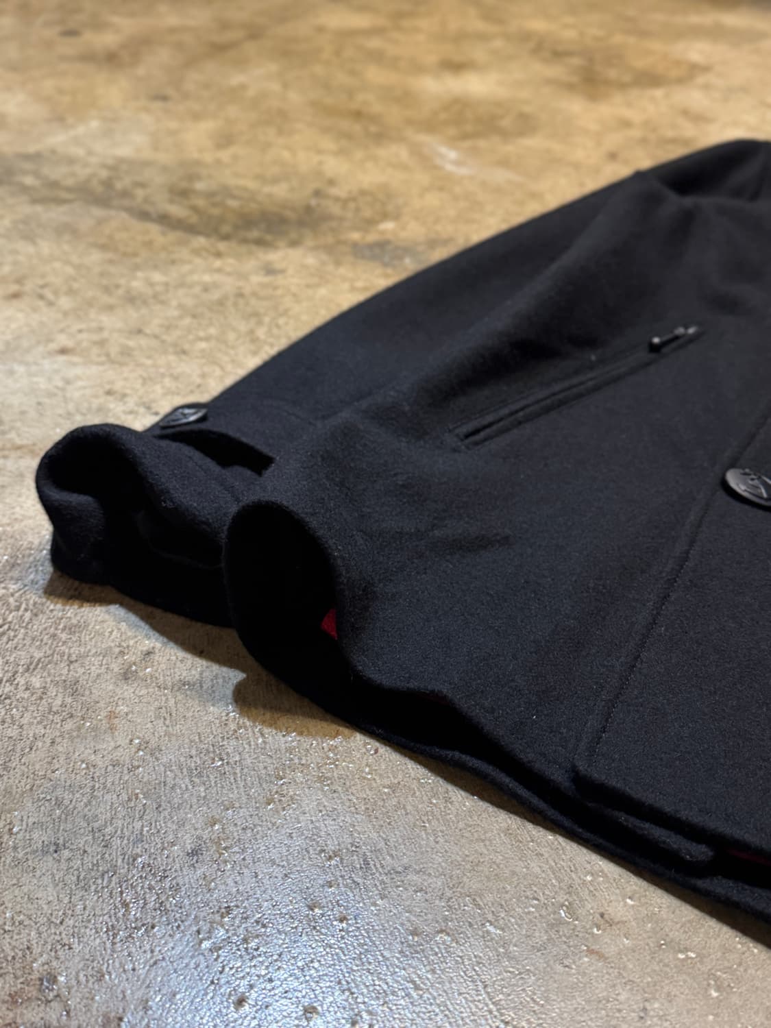 44-66 ) narifuri Pea Coat 상품이미지6