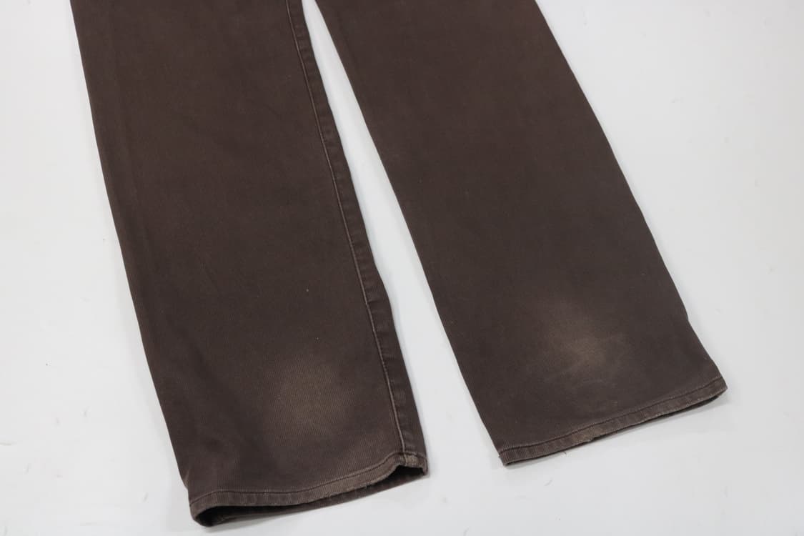 빔즈 빈티지 브라운 피케 코튼 팬츠  상품이미지8