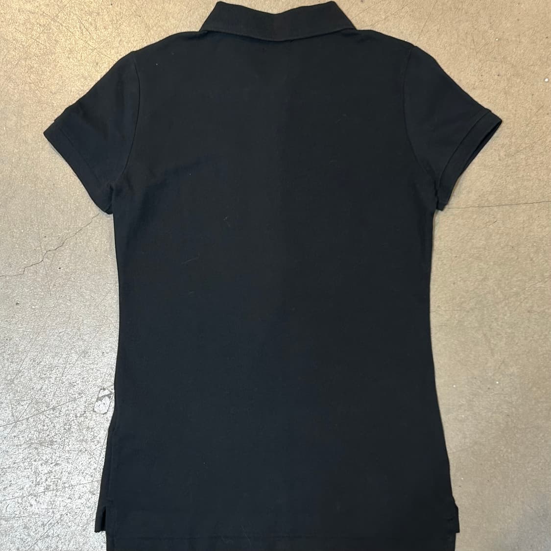 🫶🏻 폴로랄프로렌 Slim Fit 여성용 블랙 카라 반팔티 🫶🏻 상품이미지3