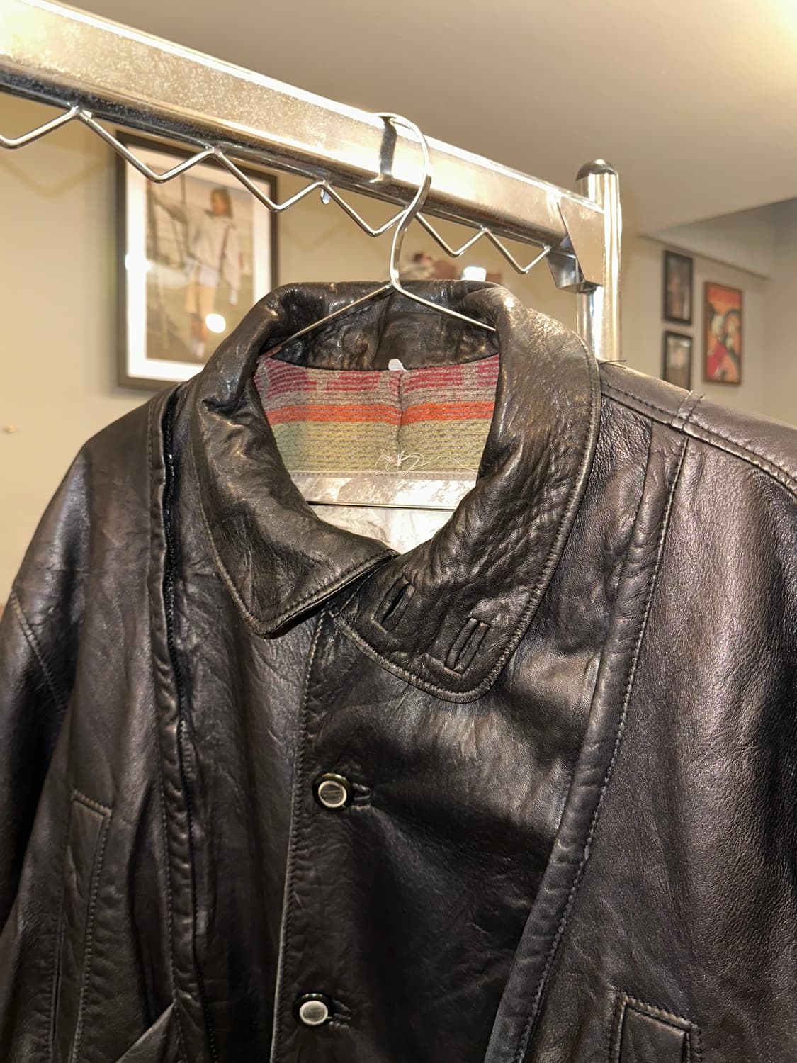 90’s Umberto Olivieri leather jacket 상품이미지4