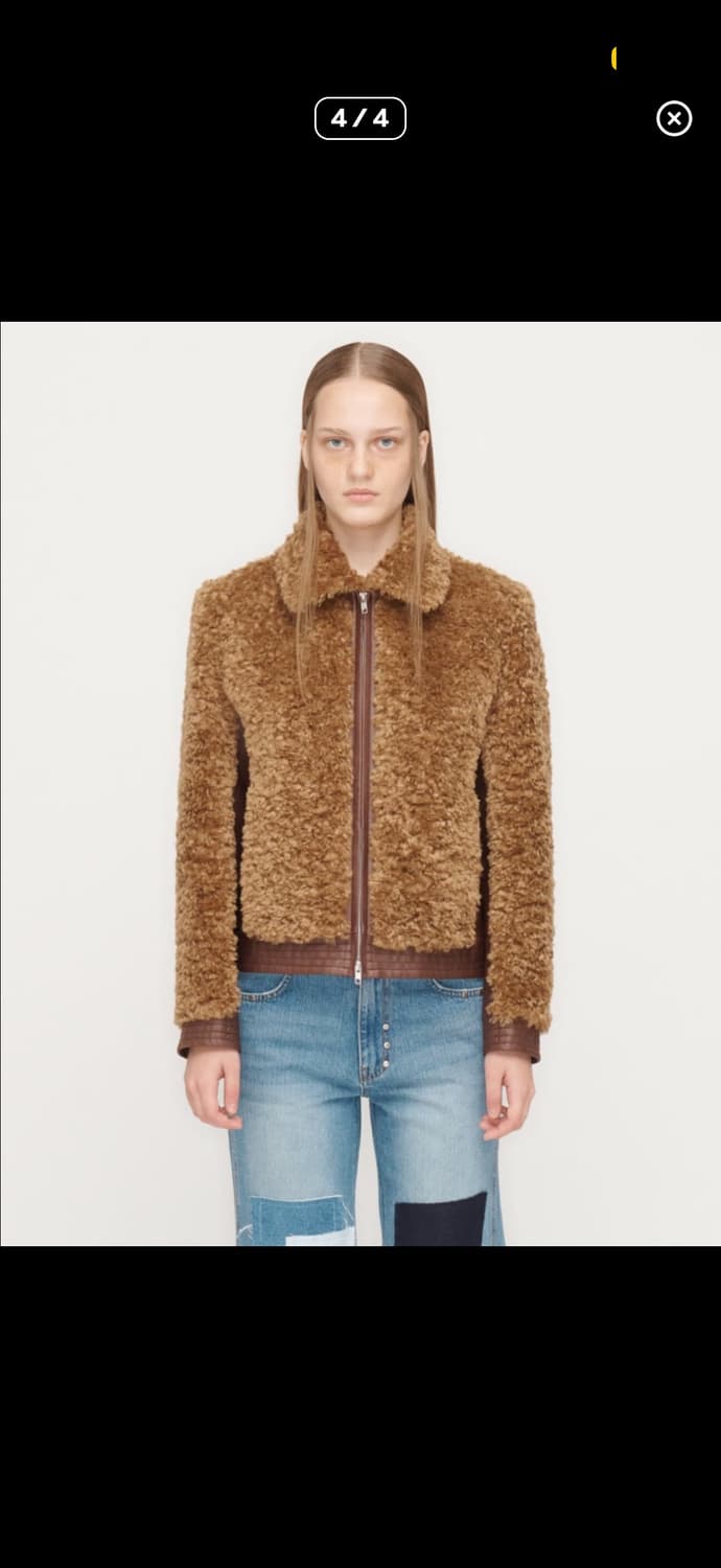 오픈와이와이 시어링 바이커 자켓 2사이 상품이미지4