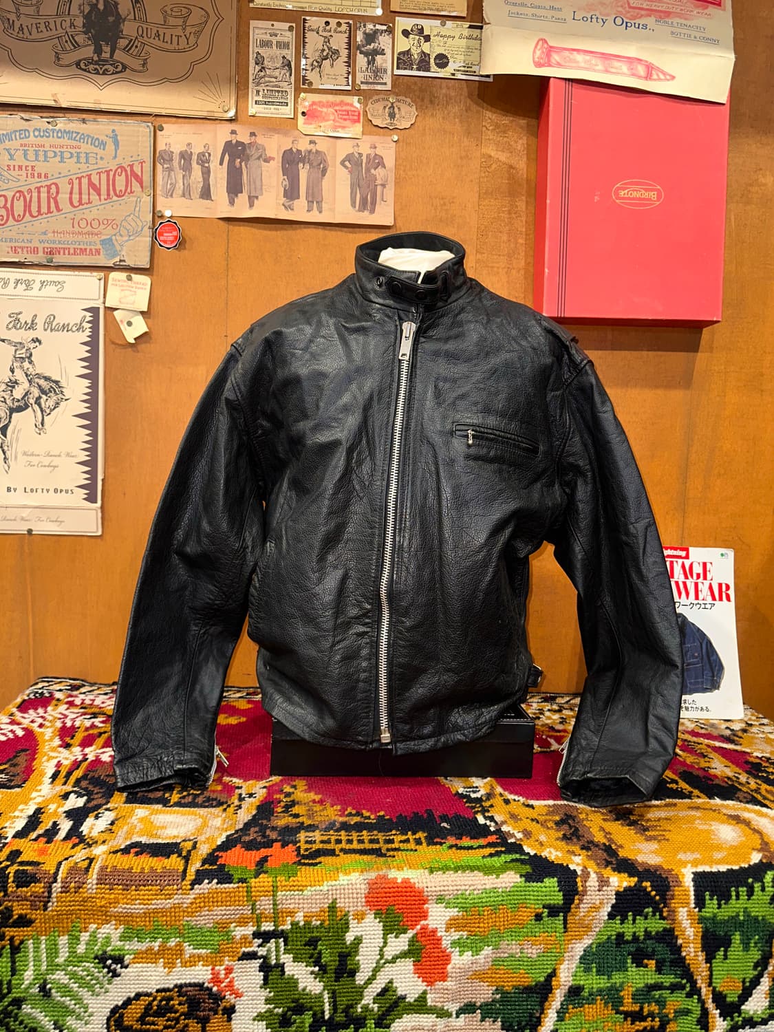 ( L-XL ) 바이커자켓 라이더자켓 레이싱자켓 봄버자켓 가죽자켓 상품이미지1