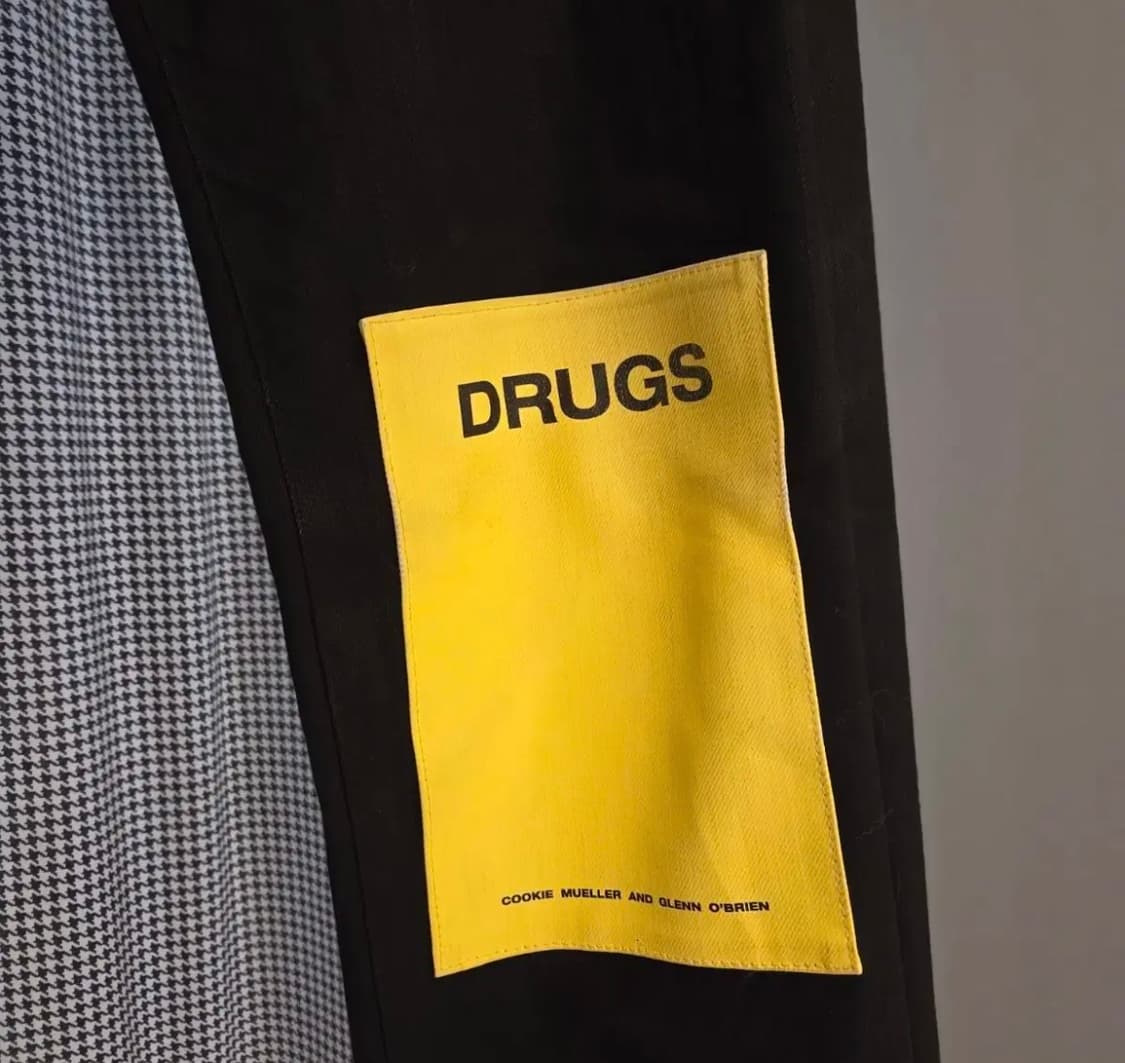 라프시몬스 Drugs 패치 블랙팬츠 상품이미지4