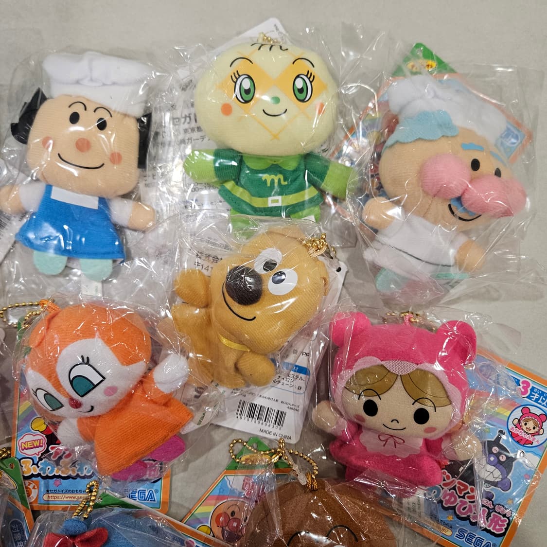 호빵맨 짤랑이 카레빵맨 버터누나 키링 상품이미지4