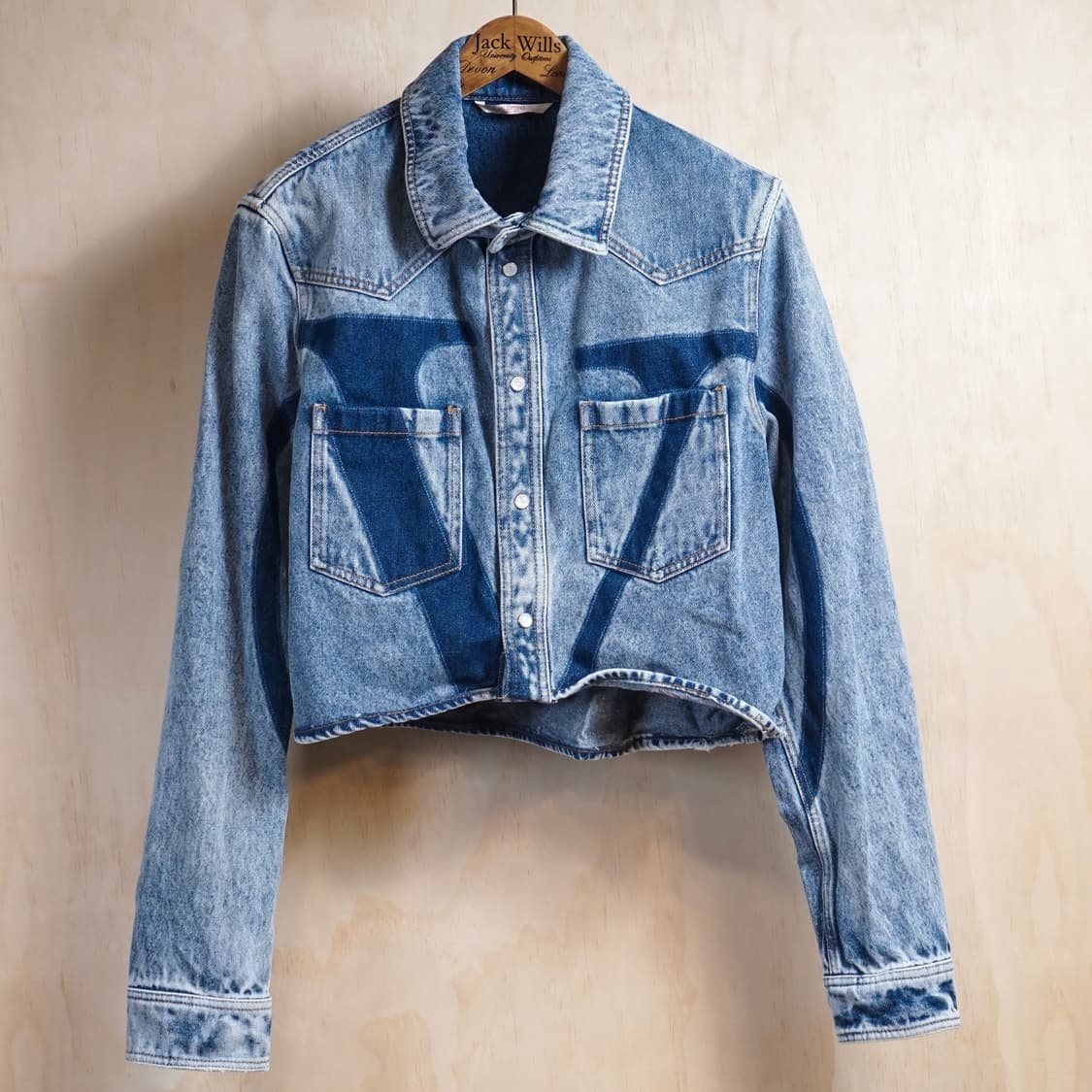 발렌티노 V 로고 데님 자켓 상품이미지3