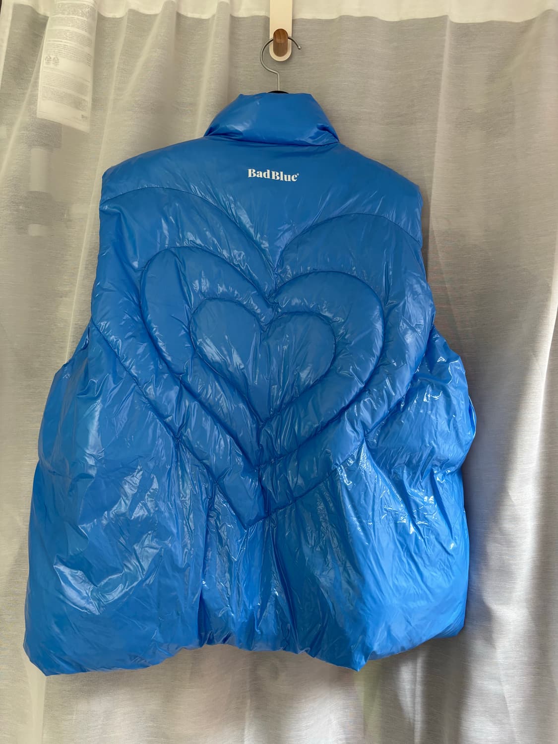 배드블루 Heart Puffer Vest Candy Blue 상품이미지2