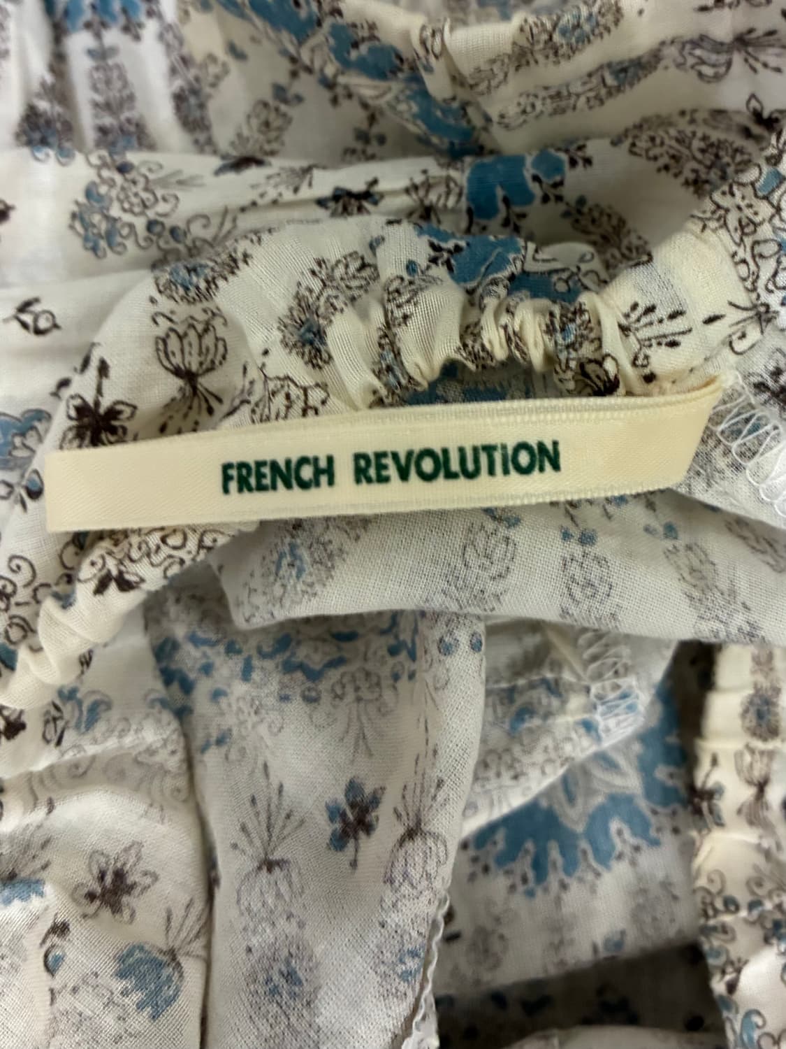 OS)Japanese vintage 여성 플로럴 에스닉 패턴 롱스커트 상품이미지5