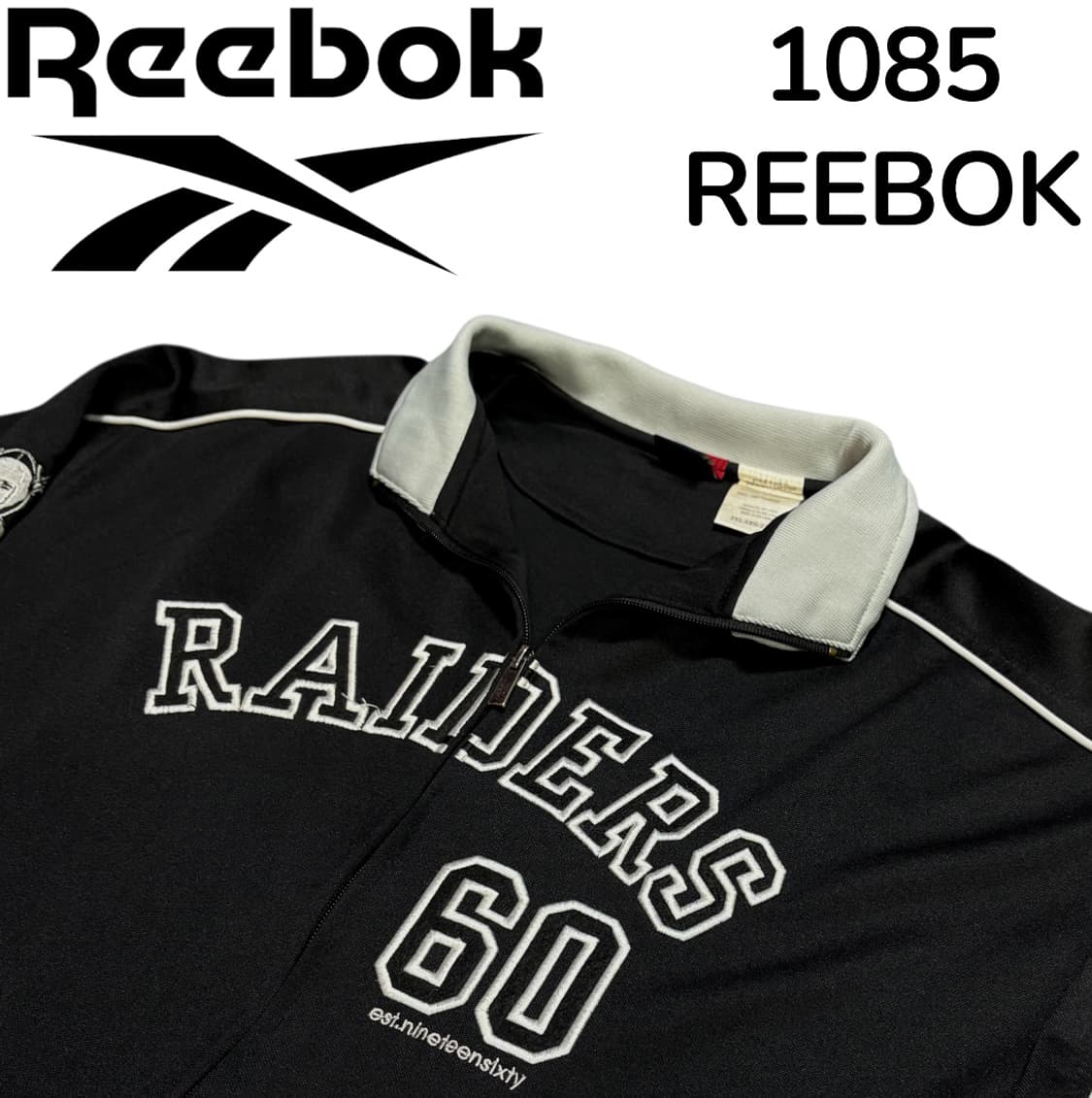 리복 레이더스 60주년 한정판 오버핏 트랙탑 빅로고 져지 2XL 상품이미지4