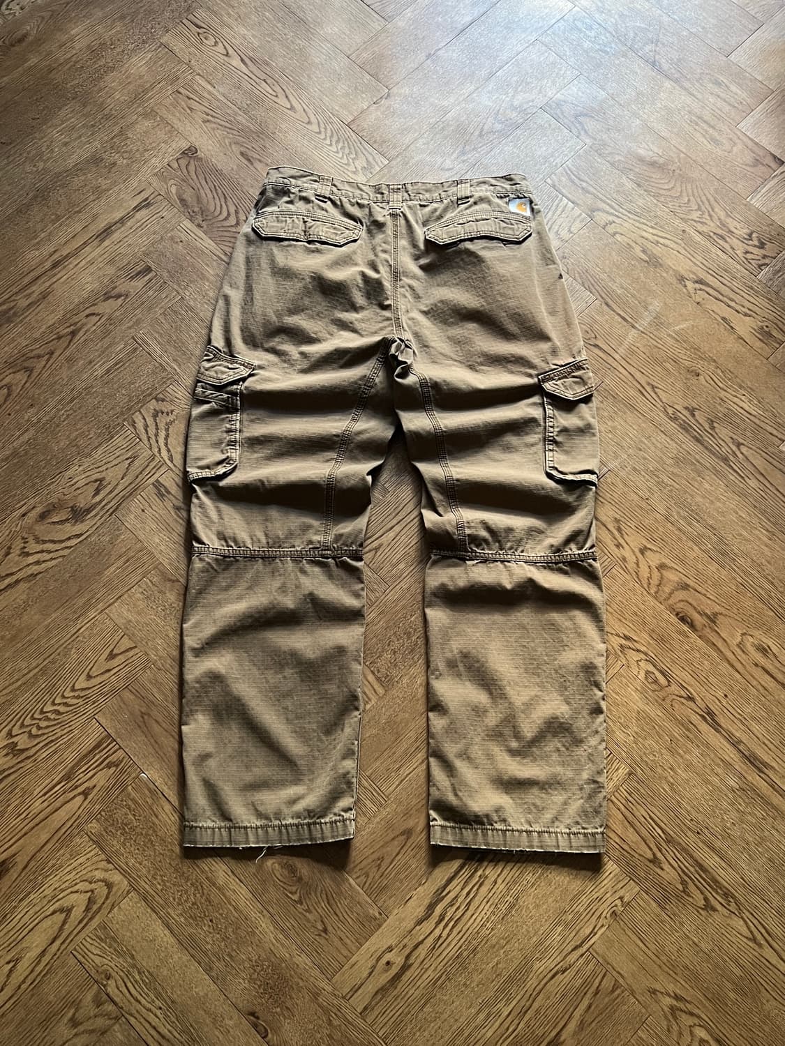 [36]칼하트 USA 릴렉스핏 브라운 립스탑 카고 팬츠 상품이미지2