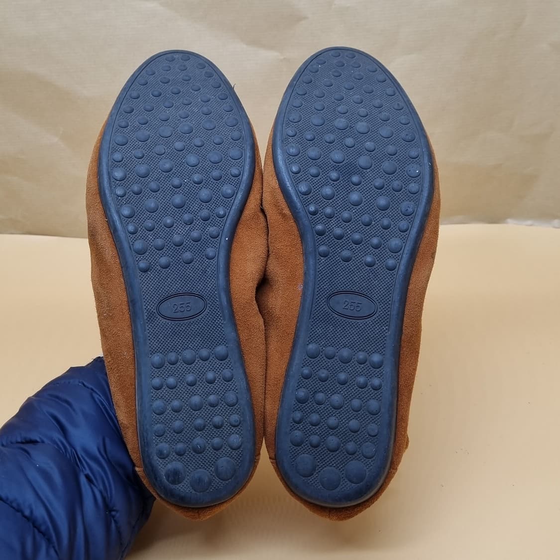 나무하나 스웨이드 여성플렛슈즈 255. 상품이미지3