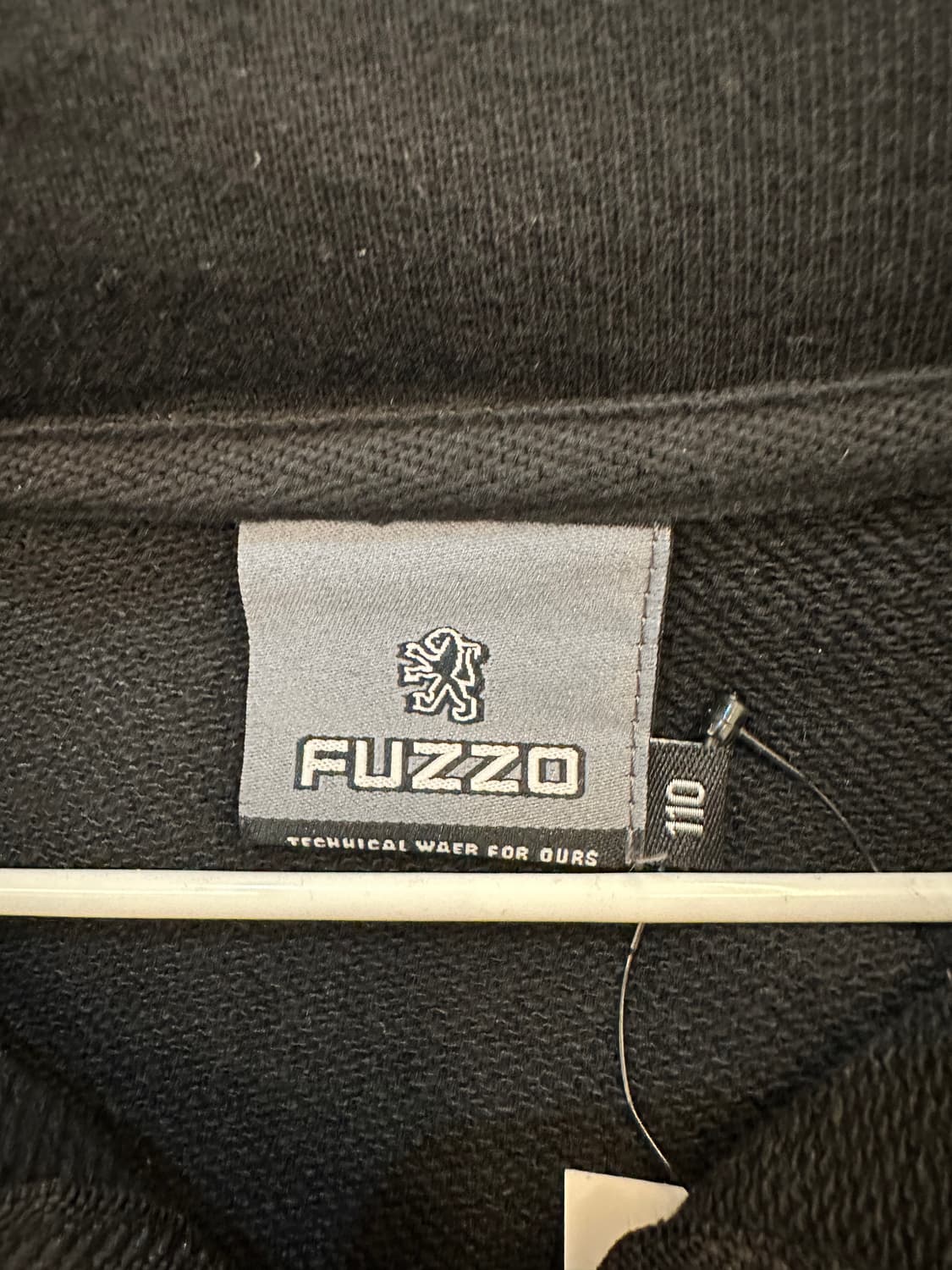 110) 푸조 블랙 아노락 후드 티셔츠 상품이미지3