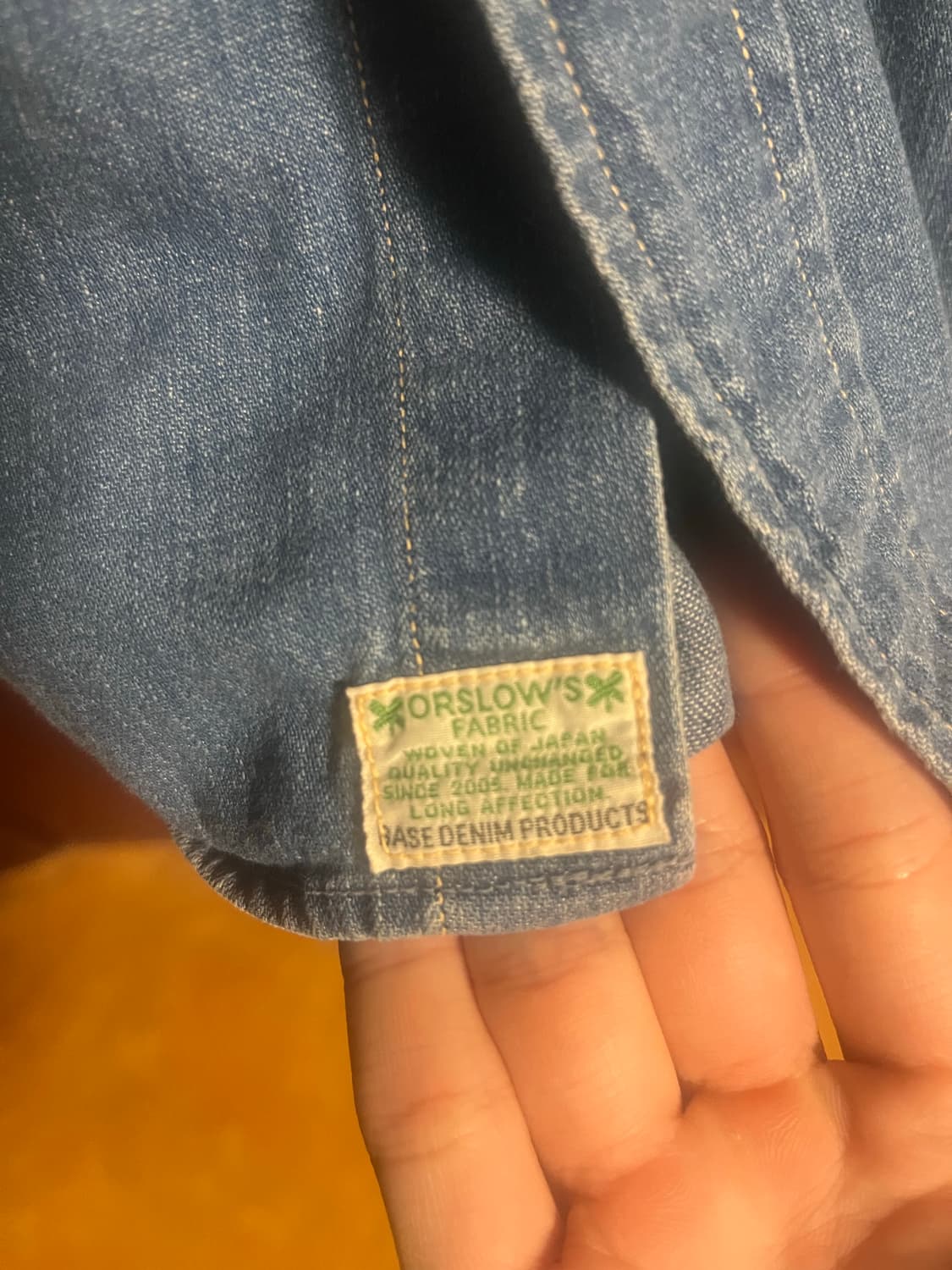 오어슬로우 데님서츠 3사이즈 상품이미지4