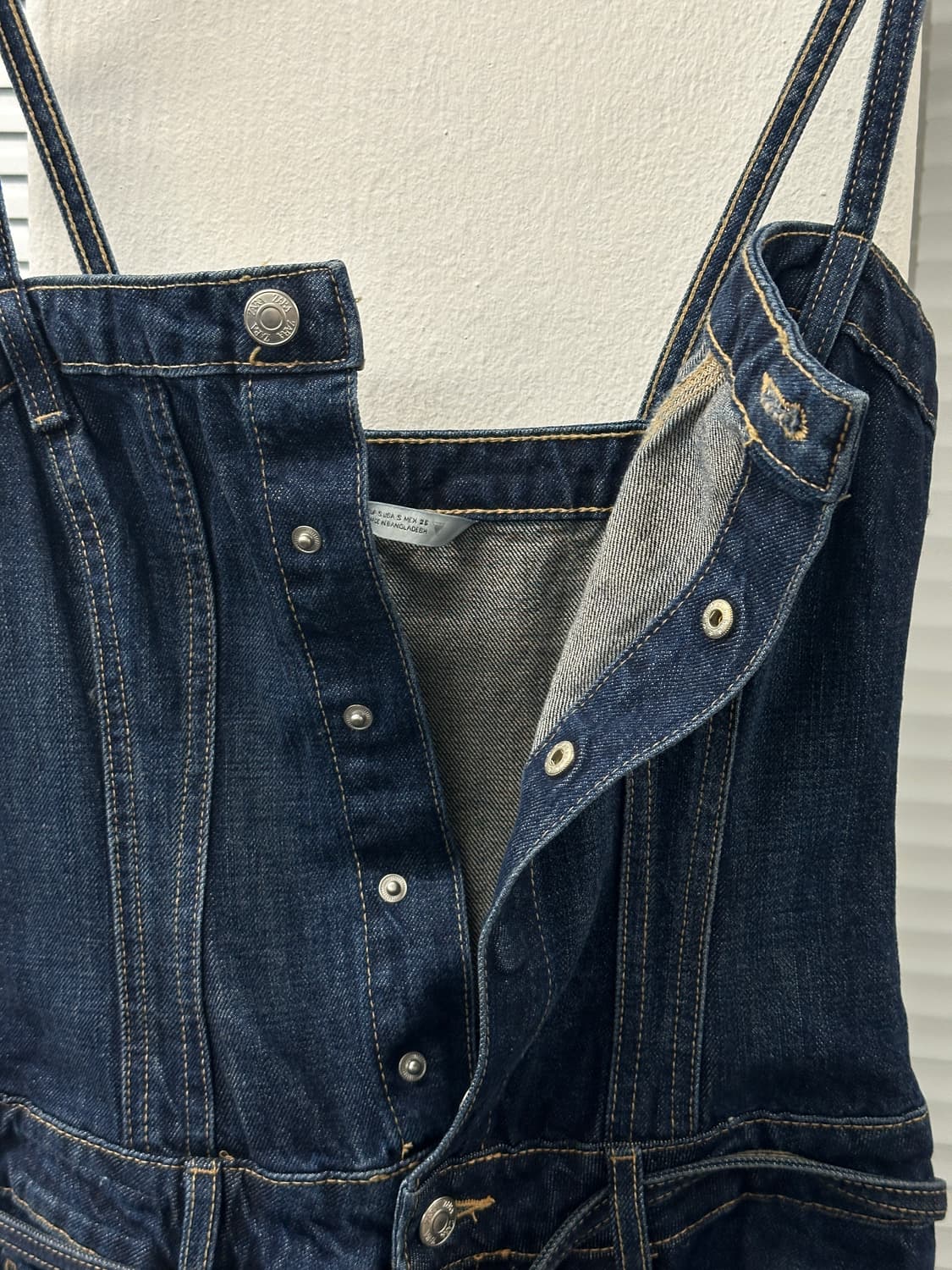 Zara 오버롤 데님 (공홍품절템) 26 size 상품이미지4