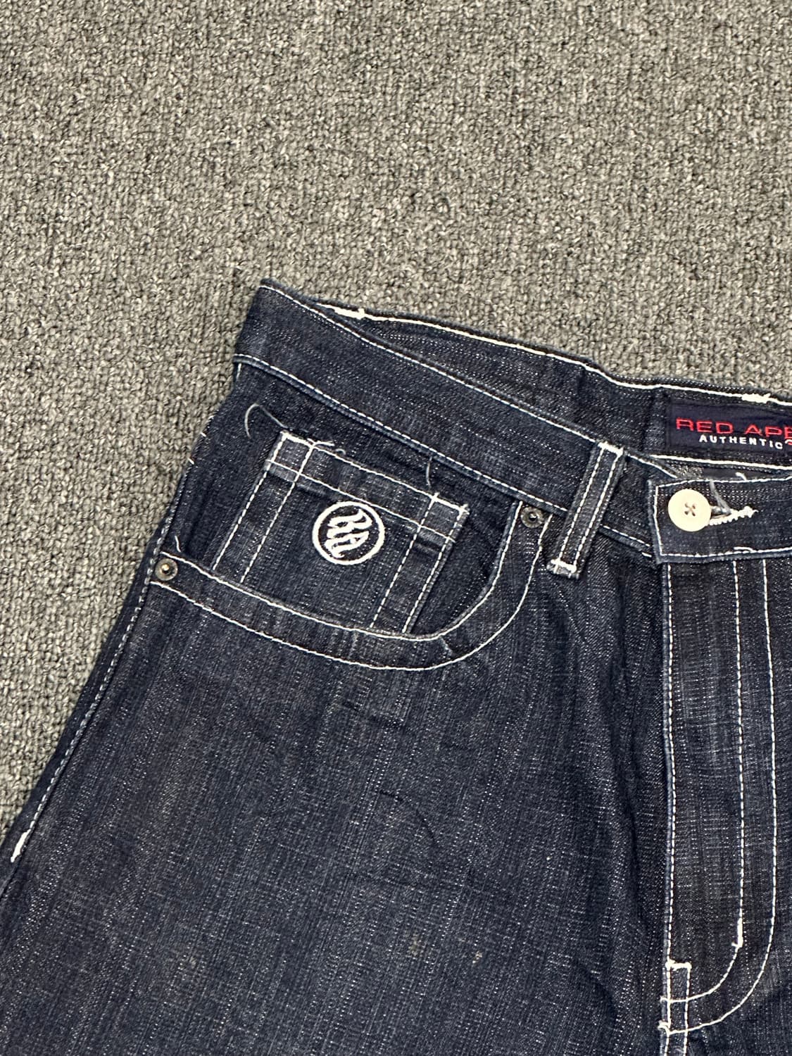 34)RED APE 빈티지 Y2K 포켓 페이즐리 자수 힙합팬츠 상품이미지7