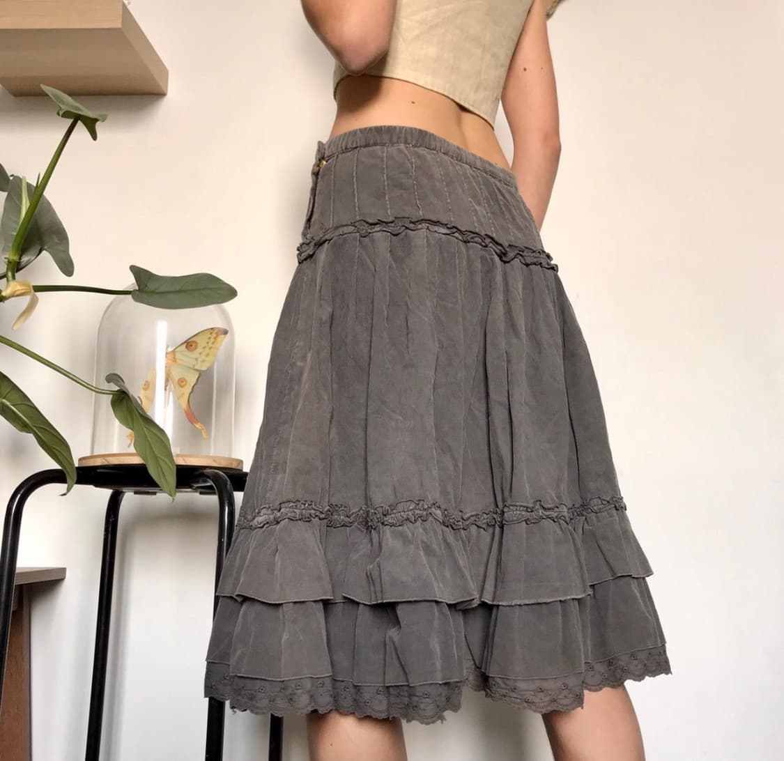 빈티지 코로듀이 스커트 상품이미지1