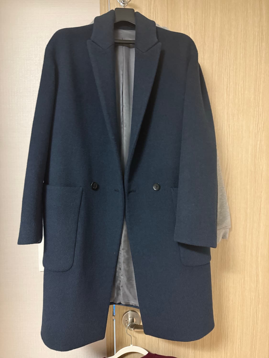 타임옴므 / 네이비오버핏 코트 / 95 상품이미지1