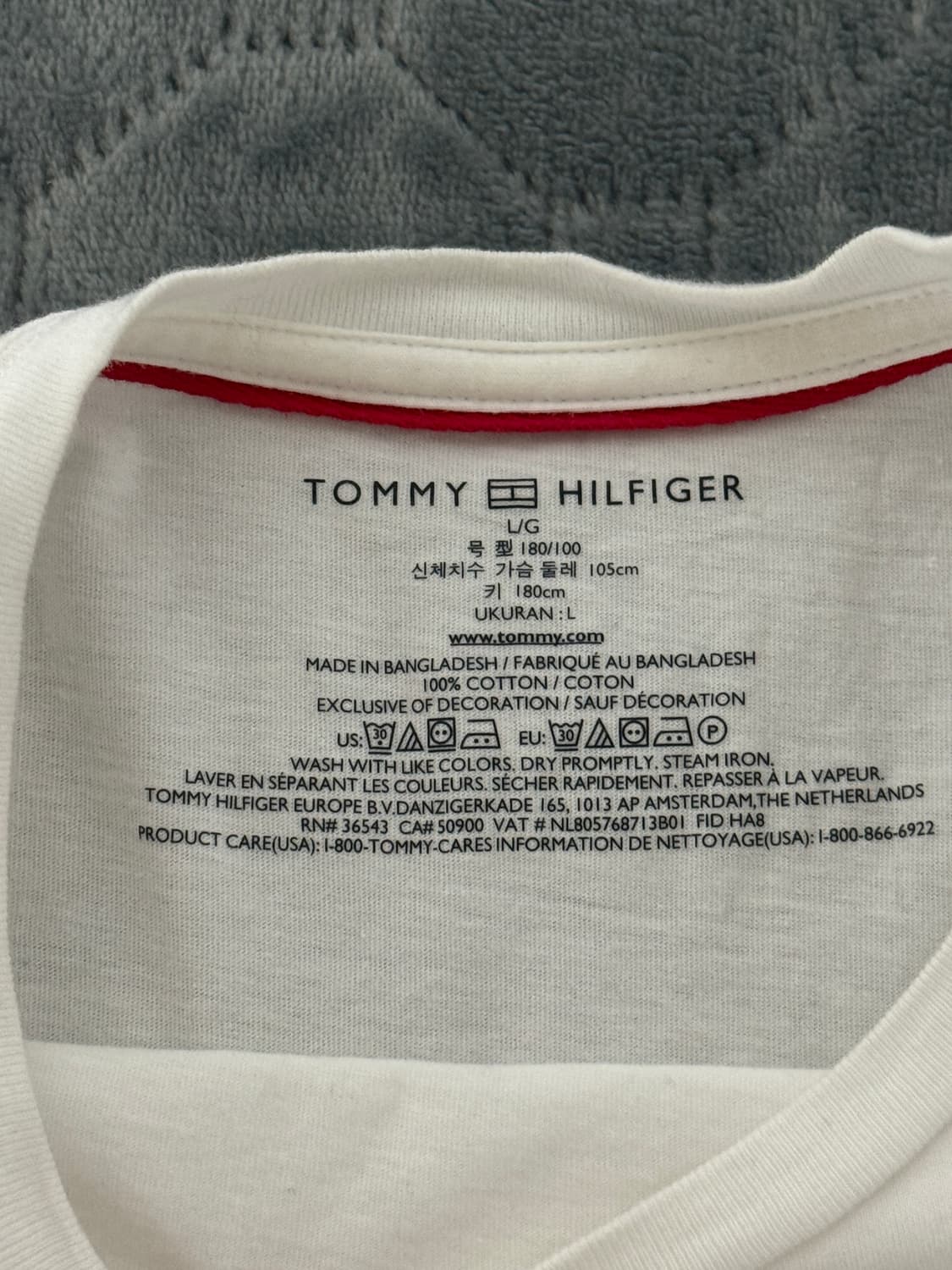 타미힐피거 티셔츠 L 상품이미지4