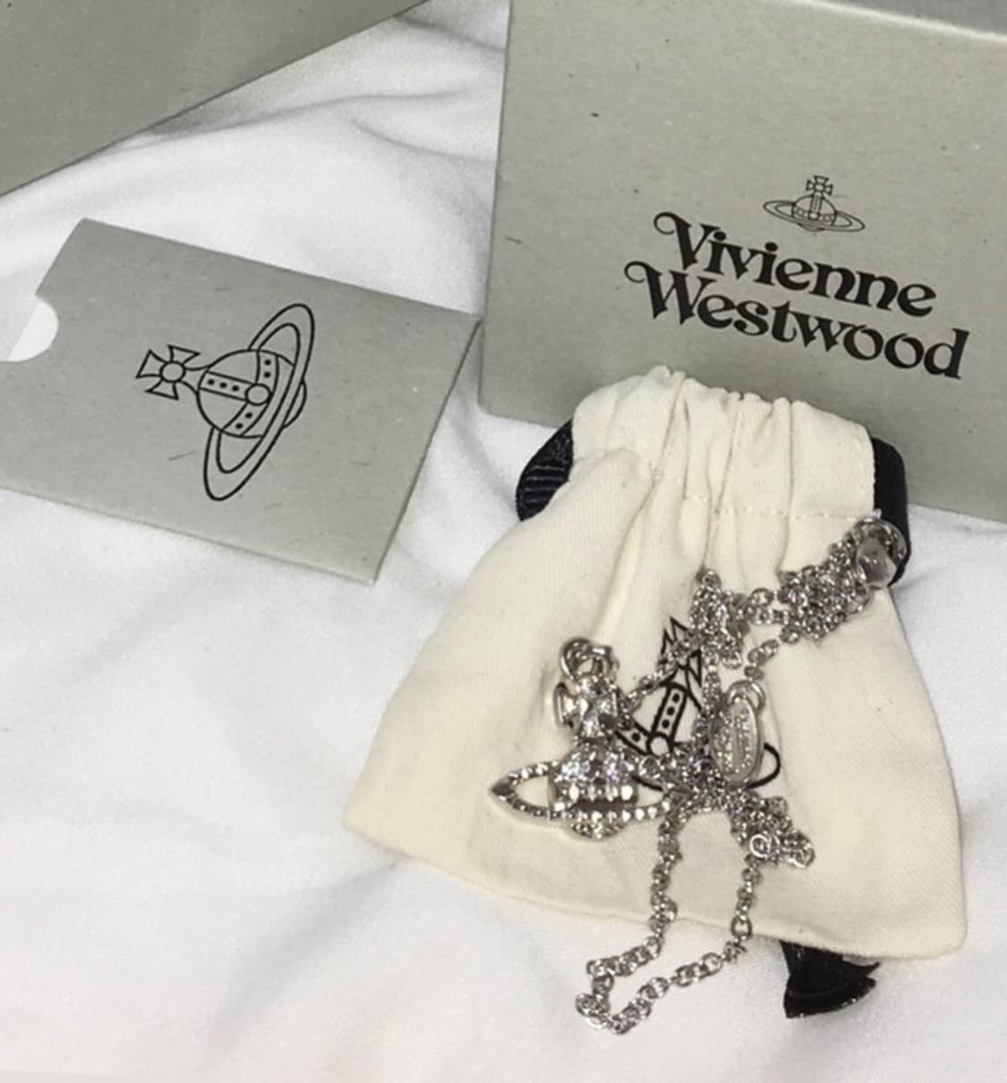 비비안 웨스트우드 목걸이 실버 상품이미지1