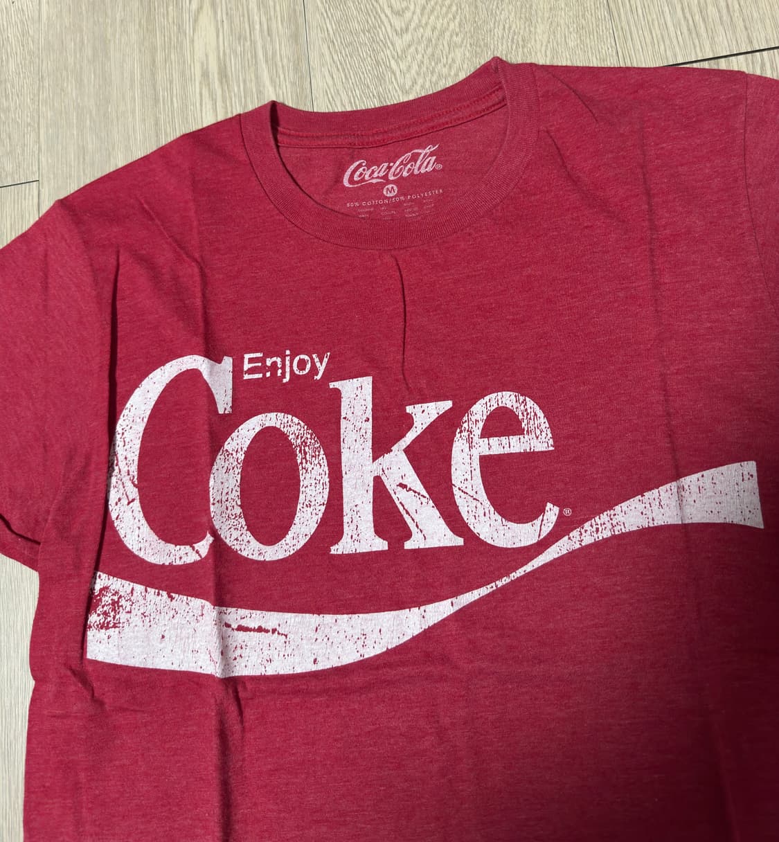 빈티지 코카콜라 오피셜 티셔츠 레드 M 상품이미지1