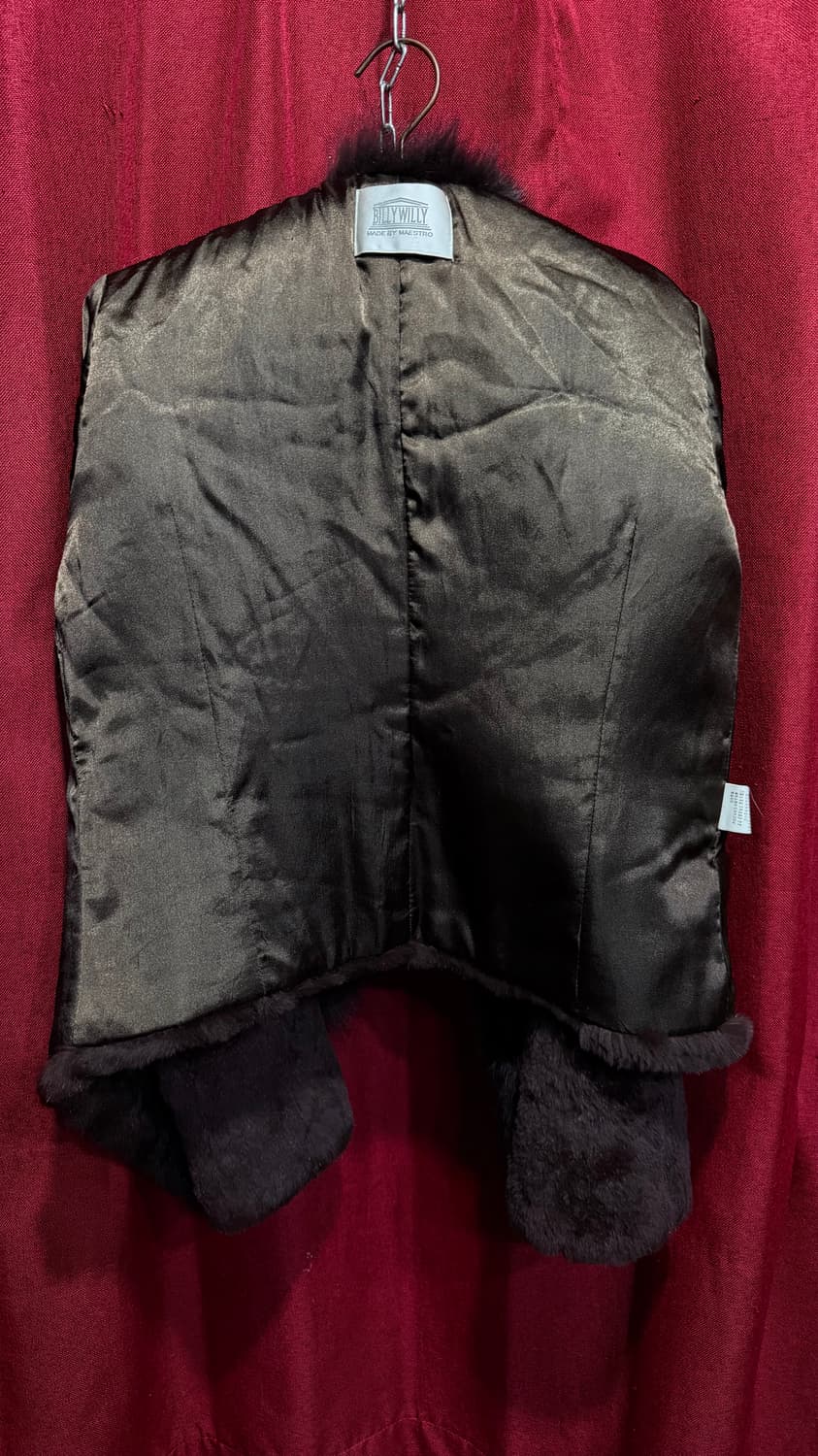 빌리윌리 토끼털 여우털 퍼코트 자켓 상품이미지4