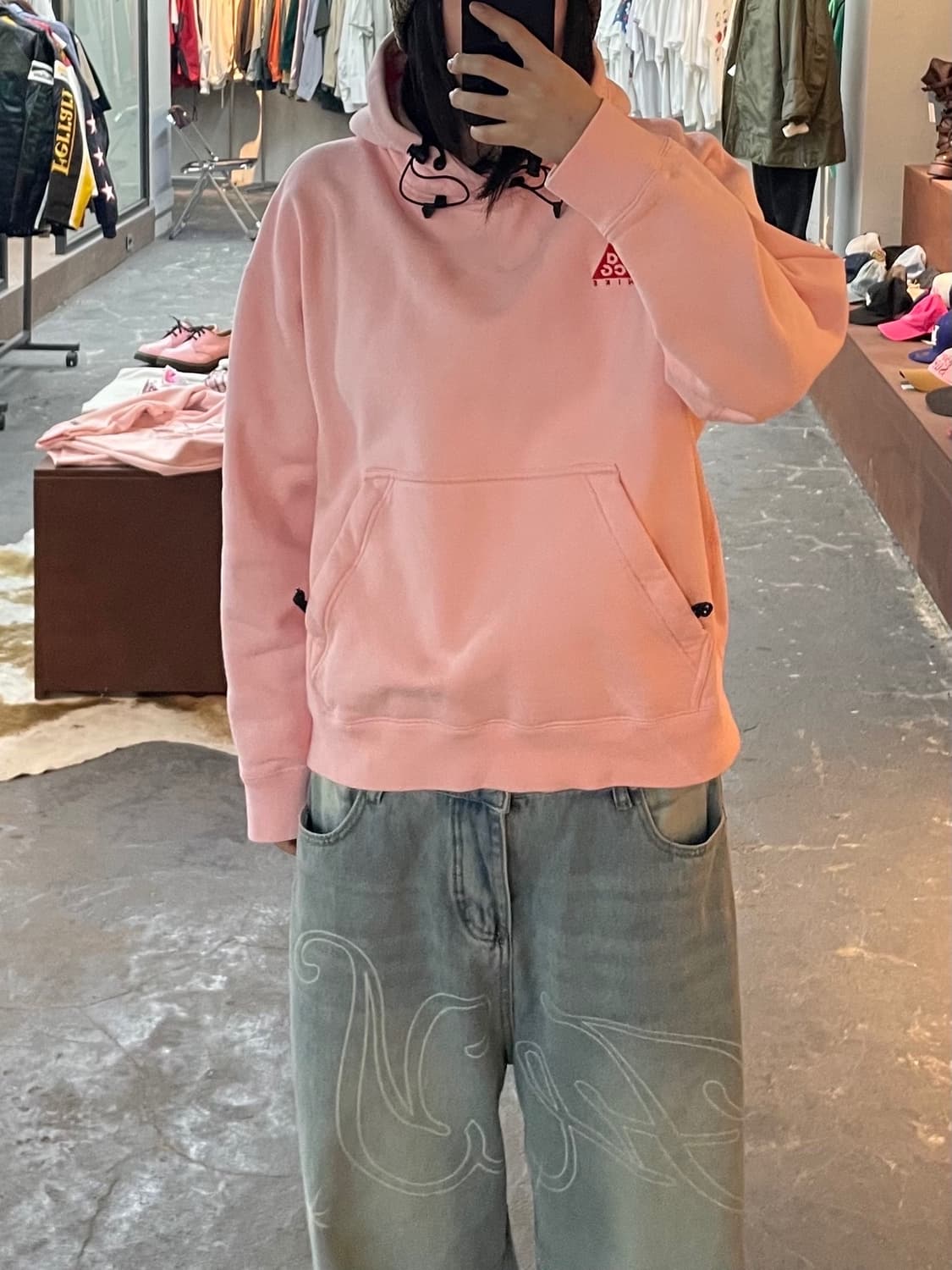 나이키 ACG 풀오버 러쉬핑크 후드티 H1833 상품이미지1