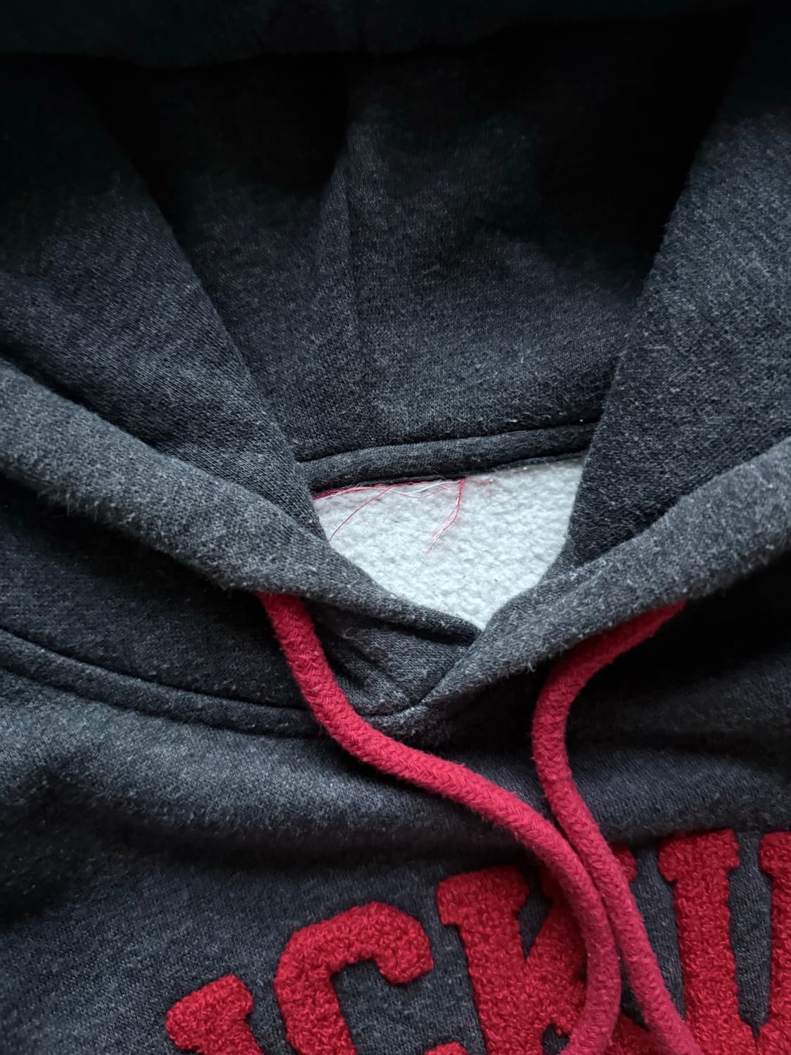 디키즈 중앙 자수 로고 차콜 후드티 상품이미지7