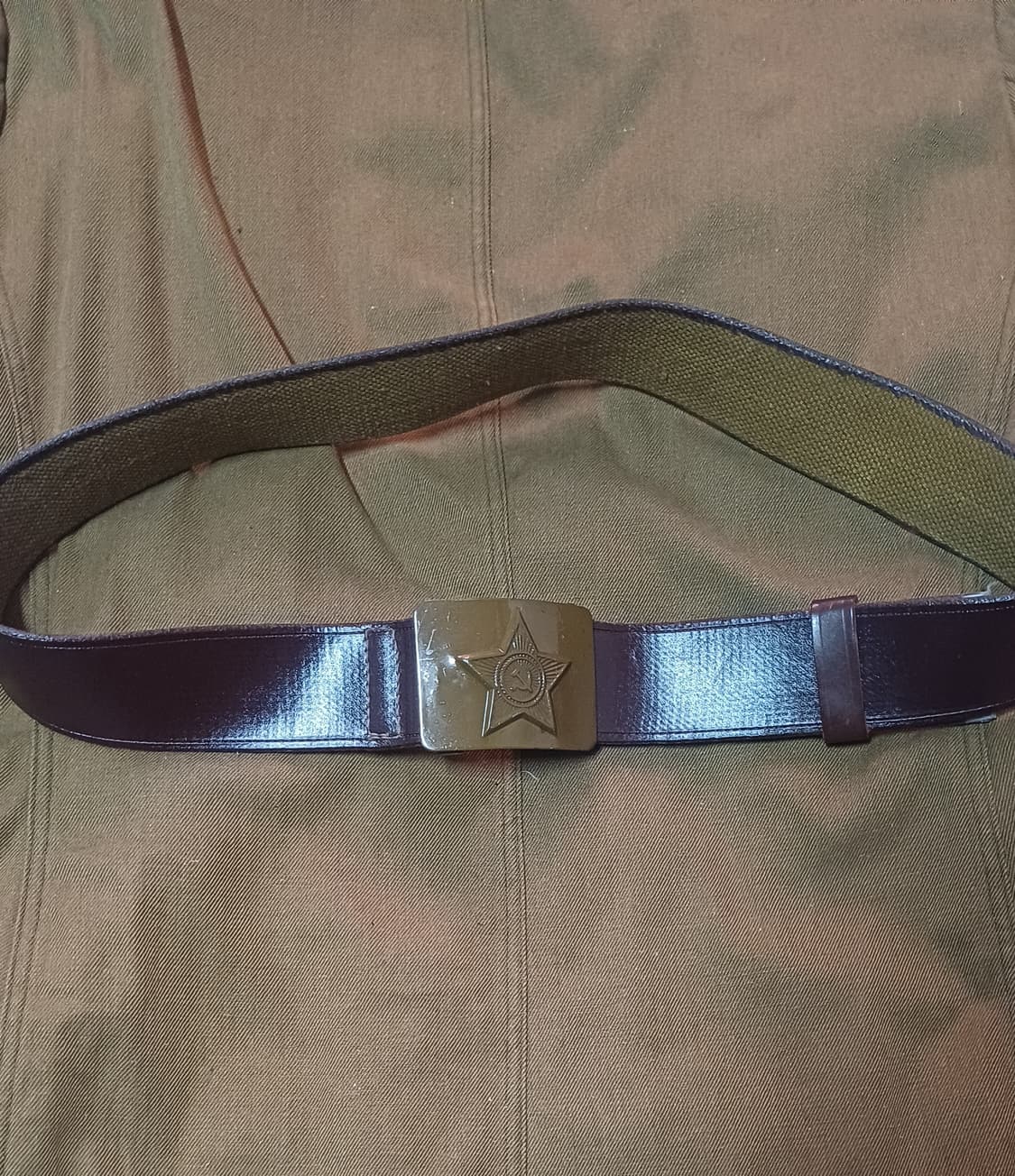 오리지널 소련군 M-69 군복 상의, 오리지널 벨트 상품이미지4