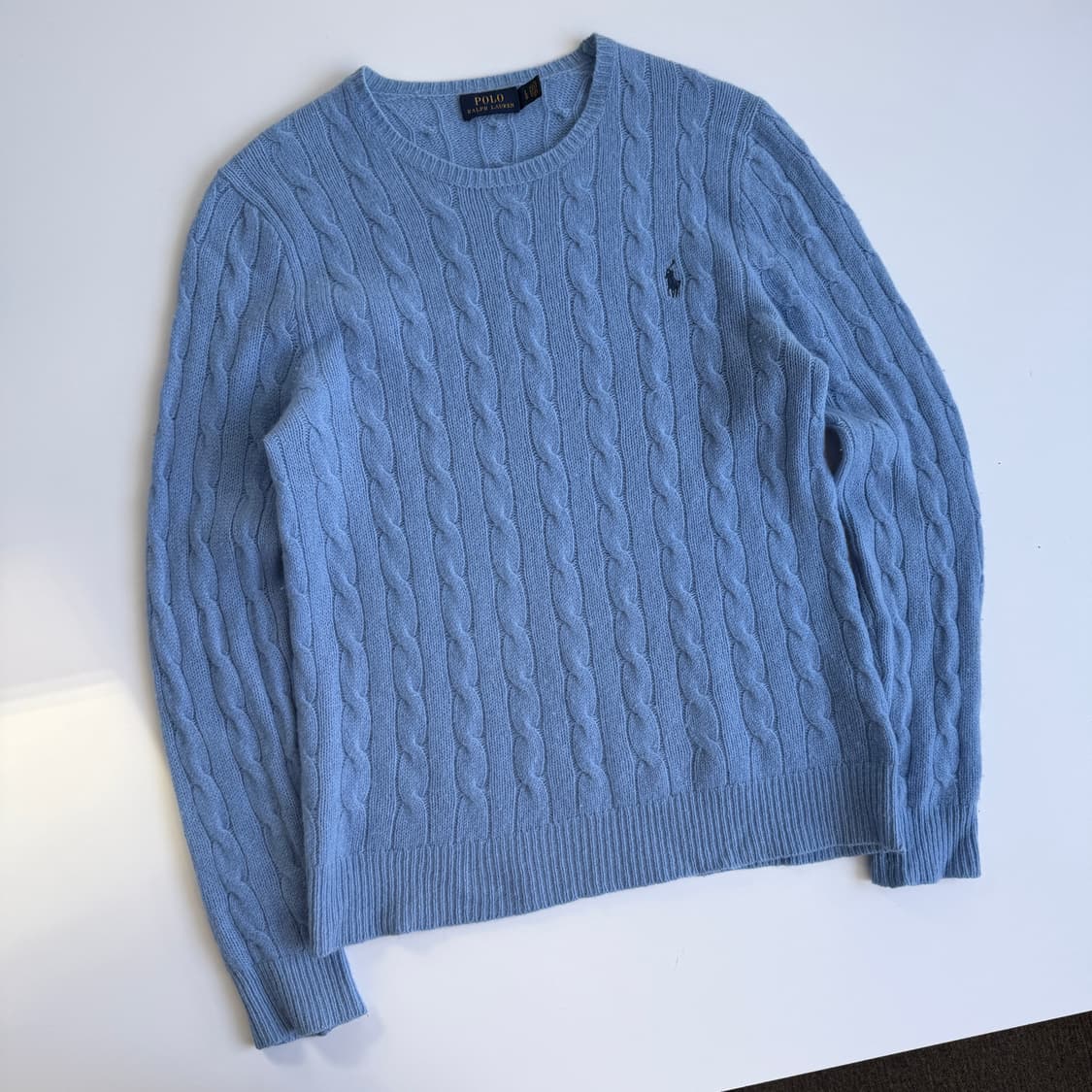 Polo  폴로 랄프로렌 자수 소라 꽈배기 니트  상품이미지2