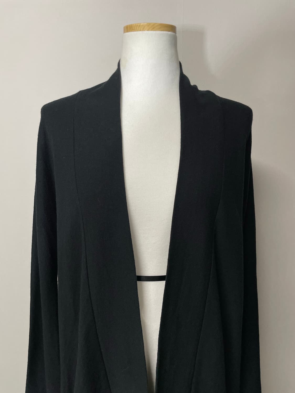 리미퓨 요지야마모토 블랙 오픈 가디건  상품이미지2