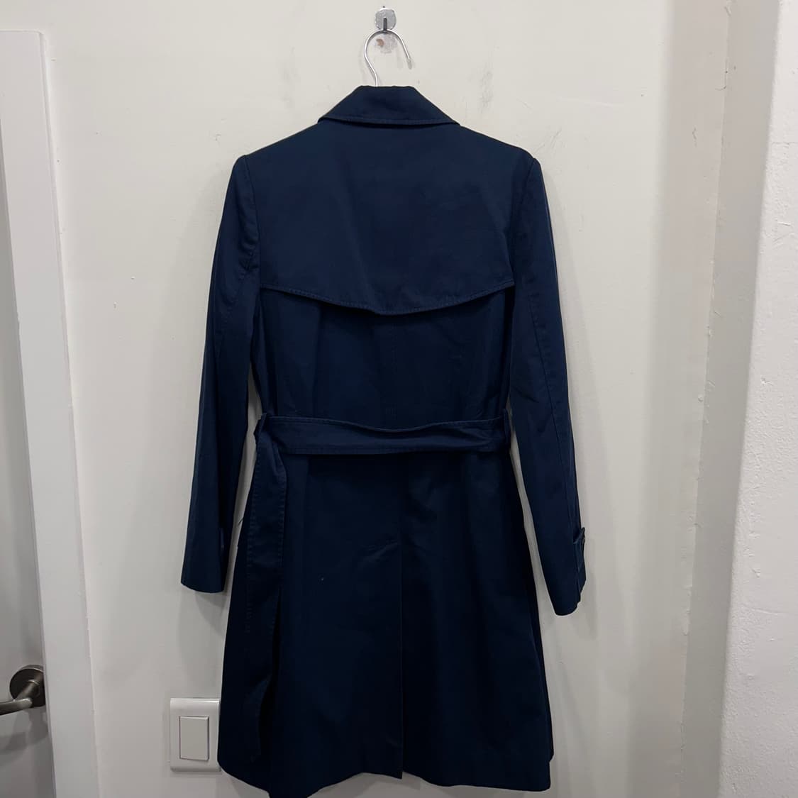 BCBG 체크이너 히든버튼 싱글 트렌치맥코트 상품이미지5