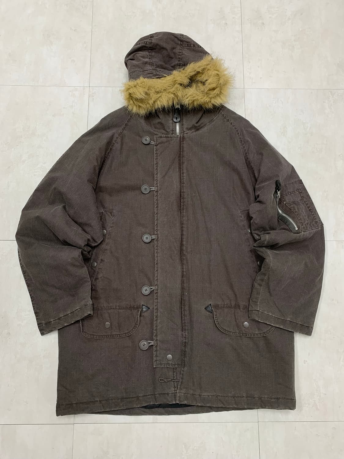 Denim lab 갈색 야상 #403 상품이미지1