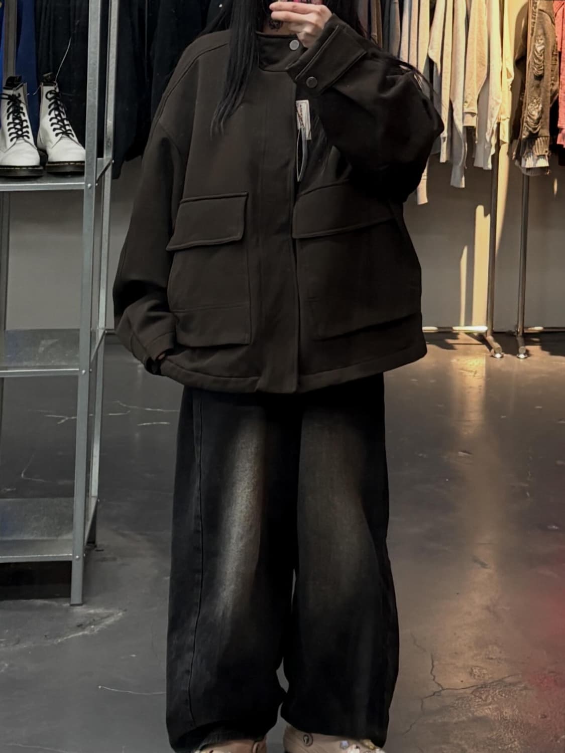 일꼬르소 유일리티 블루종 자켓 A3659 상품이미지1