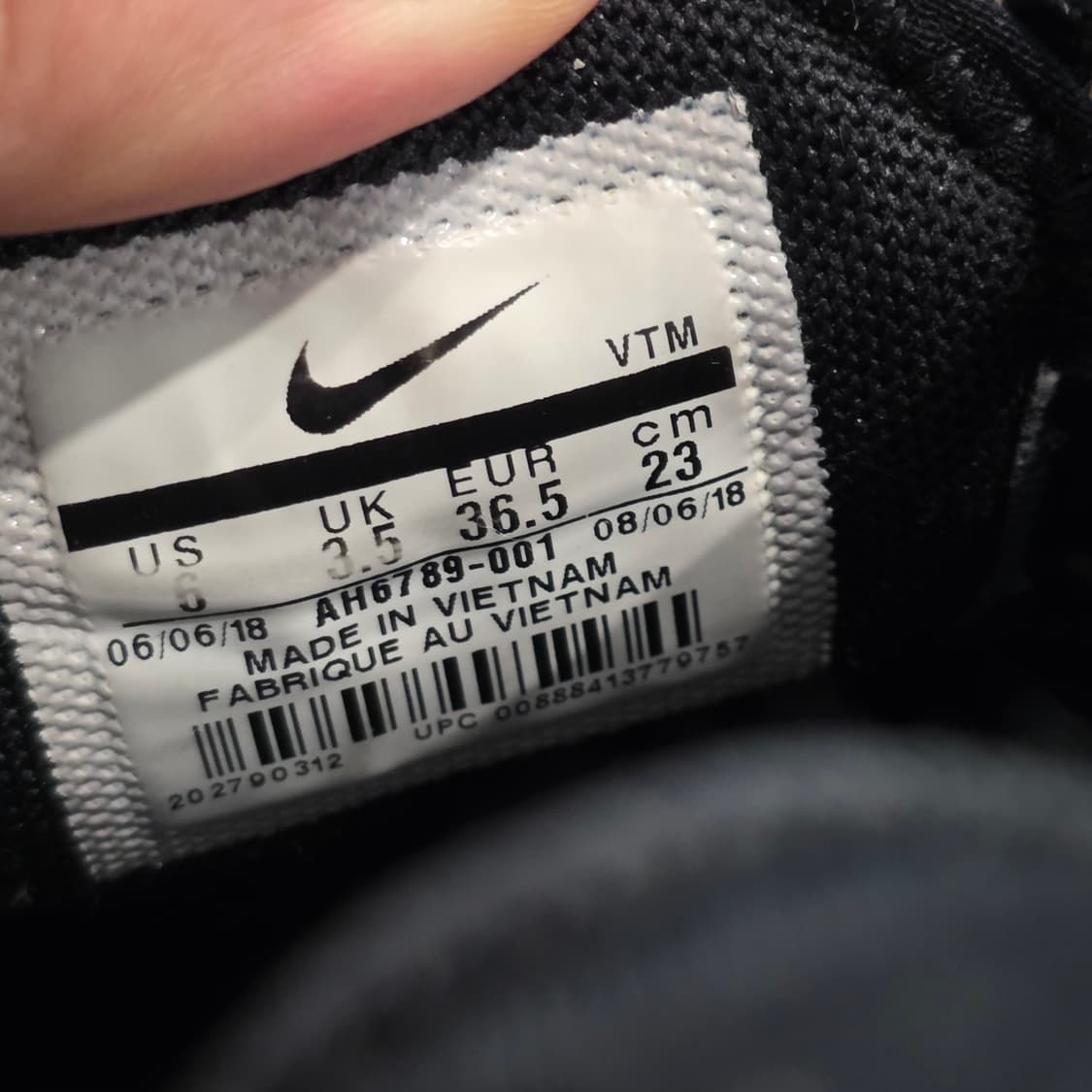 3a-22:나이키 에어맥스 270 블랙 (230mm) 상품이미지10