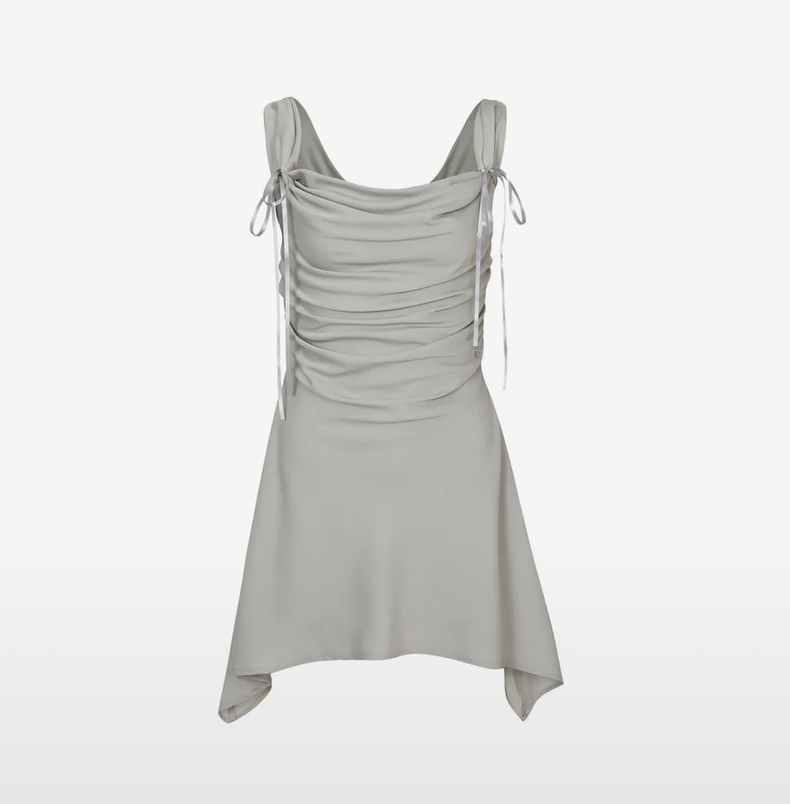 [택O] 페인오어플레져 듀 드레스 원피스 그레이 상품이미지3