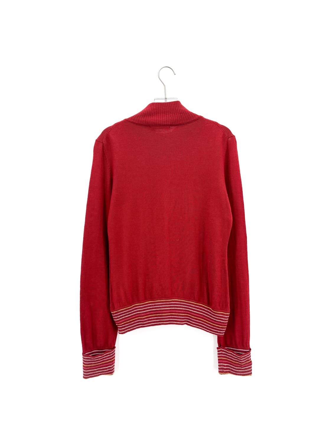 빈티지 아가일 체크 니트 집업  상품이미지6