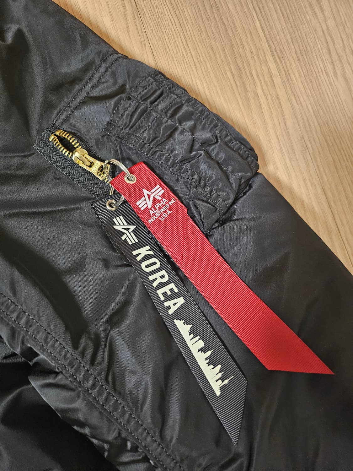 알파인더스트리 ma-1 블랙 2XL 슬림핏 상품이미지2