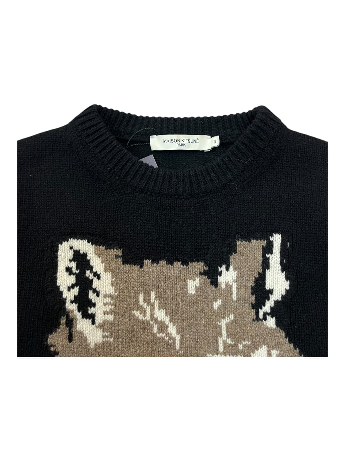 메종키츠네 니트 블랙 XS #csz1980 상품이미지4