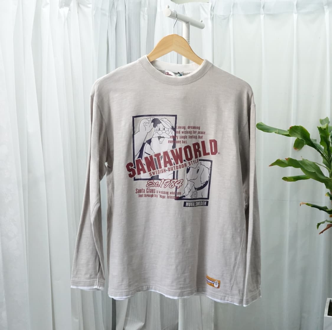 빈티지 SANTAWORLD 롱슬리브 티셔츠 1904 상품이미지2
