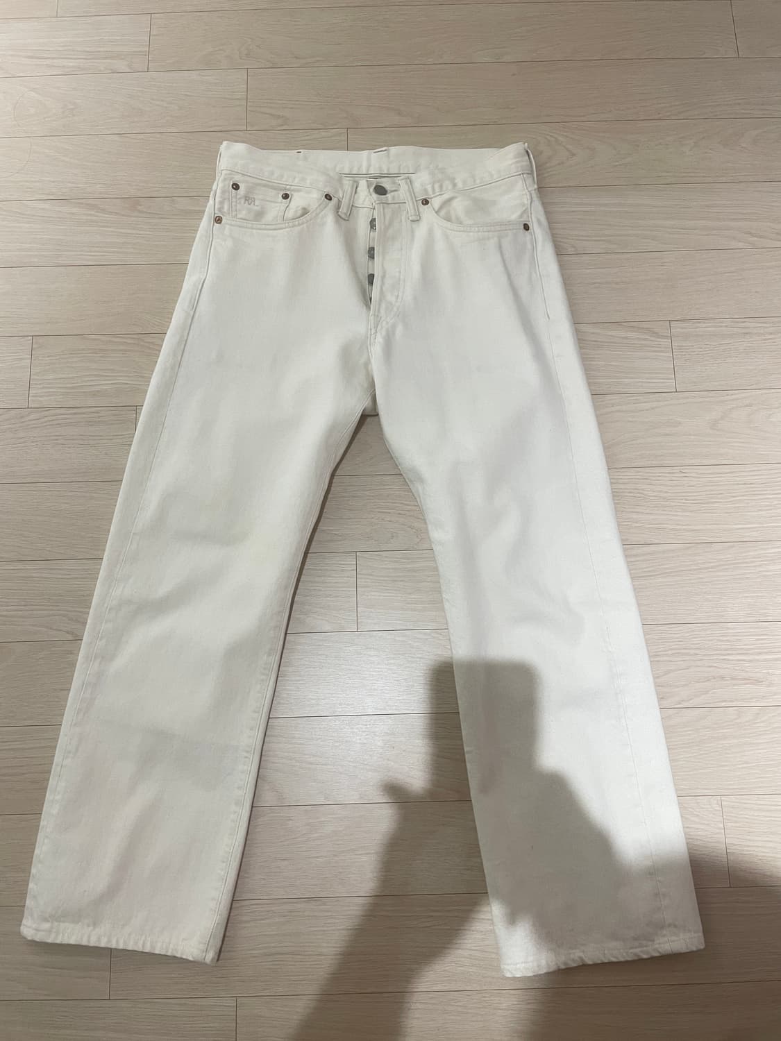 Rrl 시디드 내츄럴 에크루 빈파포 빈티지파이브포켓 상품이미지1