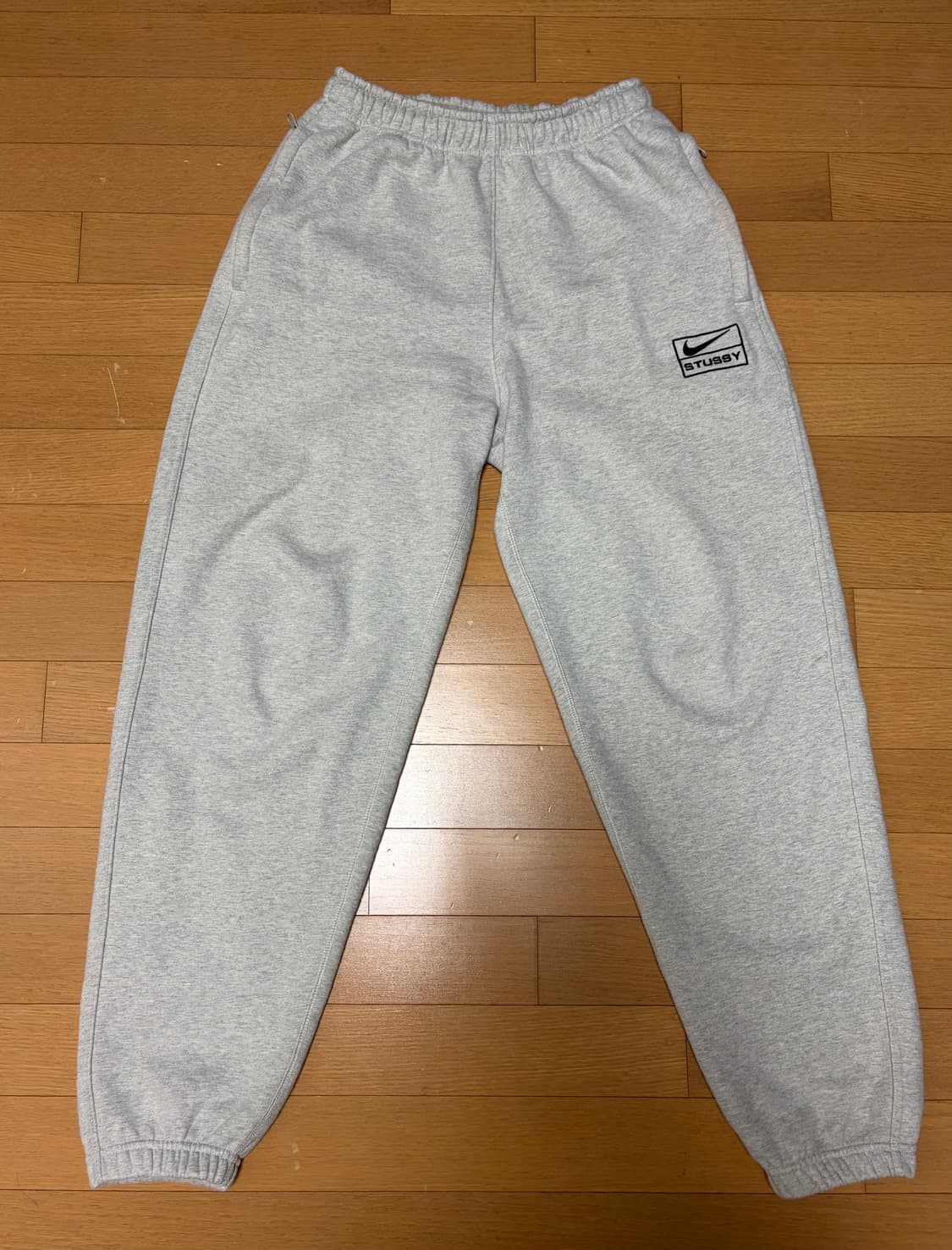 나이키 스투시 플리스 팬츠 그레이 헤더 XS  상품이미지1