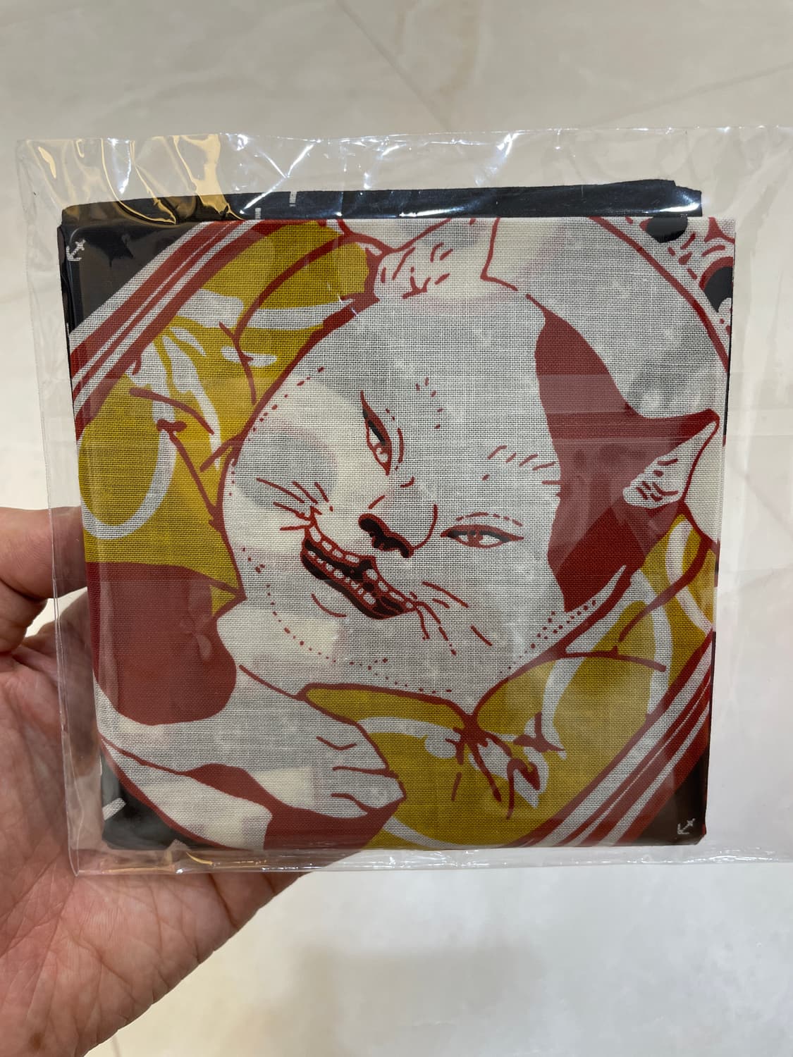 캐피탈 컬러드 반다나 앵그리 잉크 블랙 상품이미지2