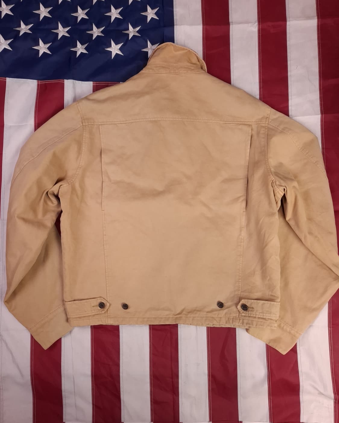 오리지날 80's 폴로 랄프로렌 클래식 베이지 헤링턴자켓 상품이미지10