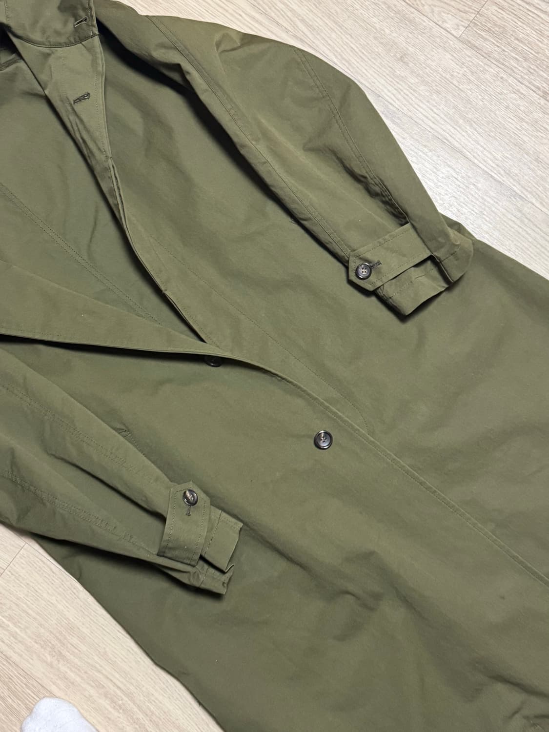 꼼데가르송 옴므 후디드 코트 카키 20AW HF-C001 상품이미지4