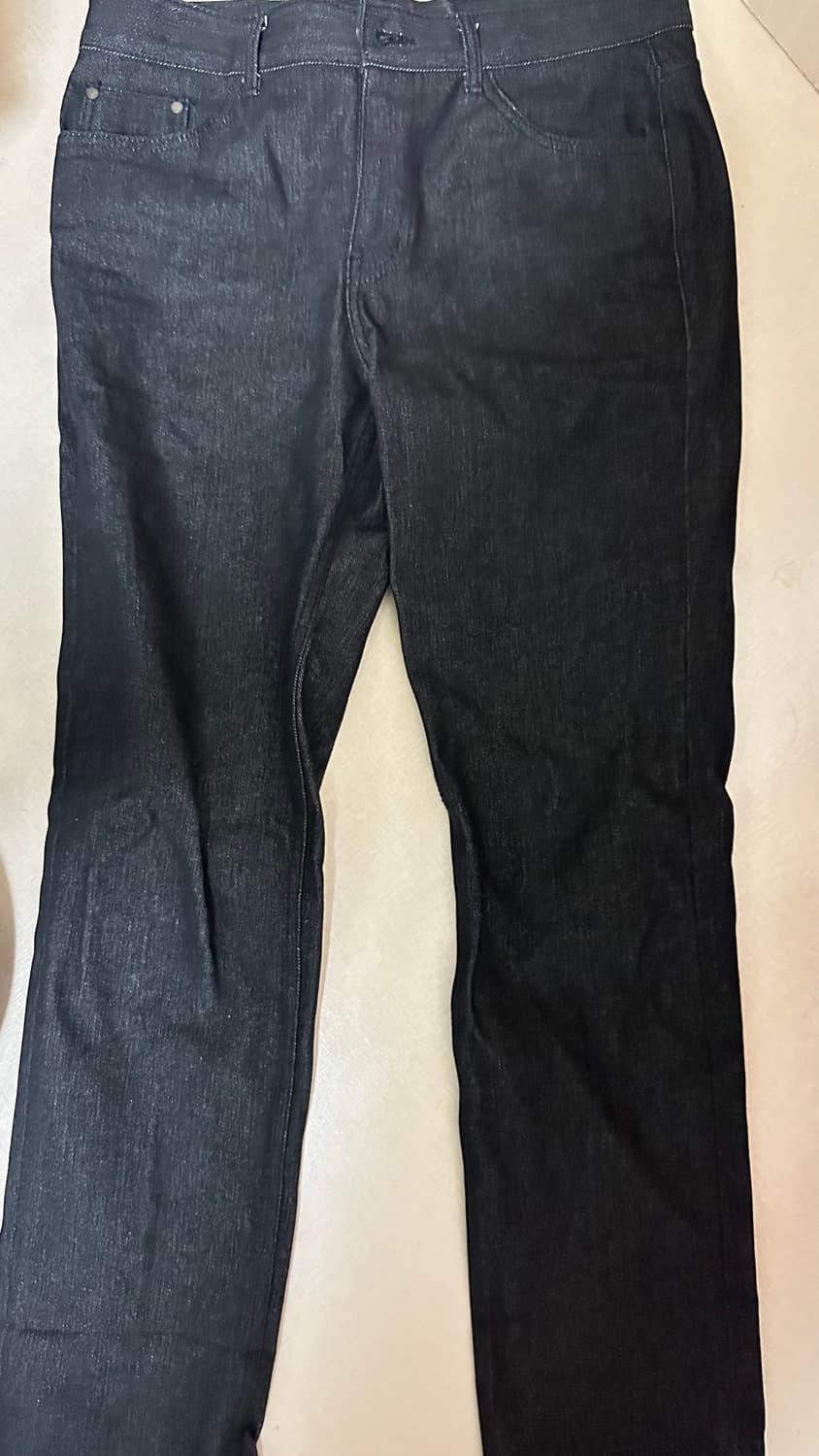 가먼트레이블 테이퍼드 핏 데님 팬츠 상품이미지1