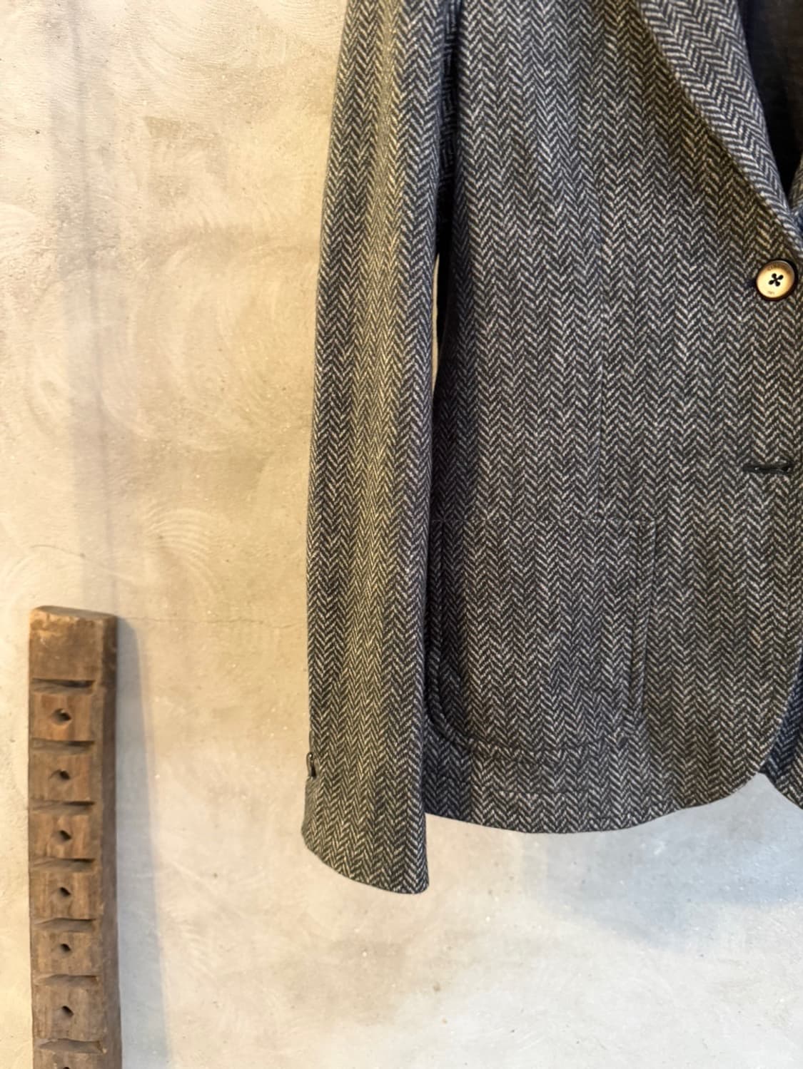 치르꼴로 저지 패브릭 테일러드 자켓 55~66 상품이미지5