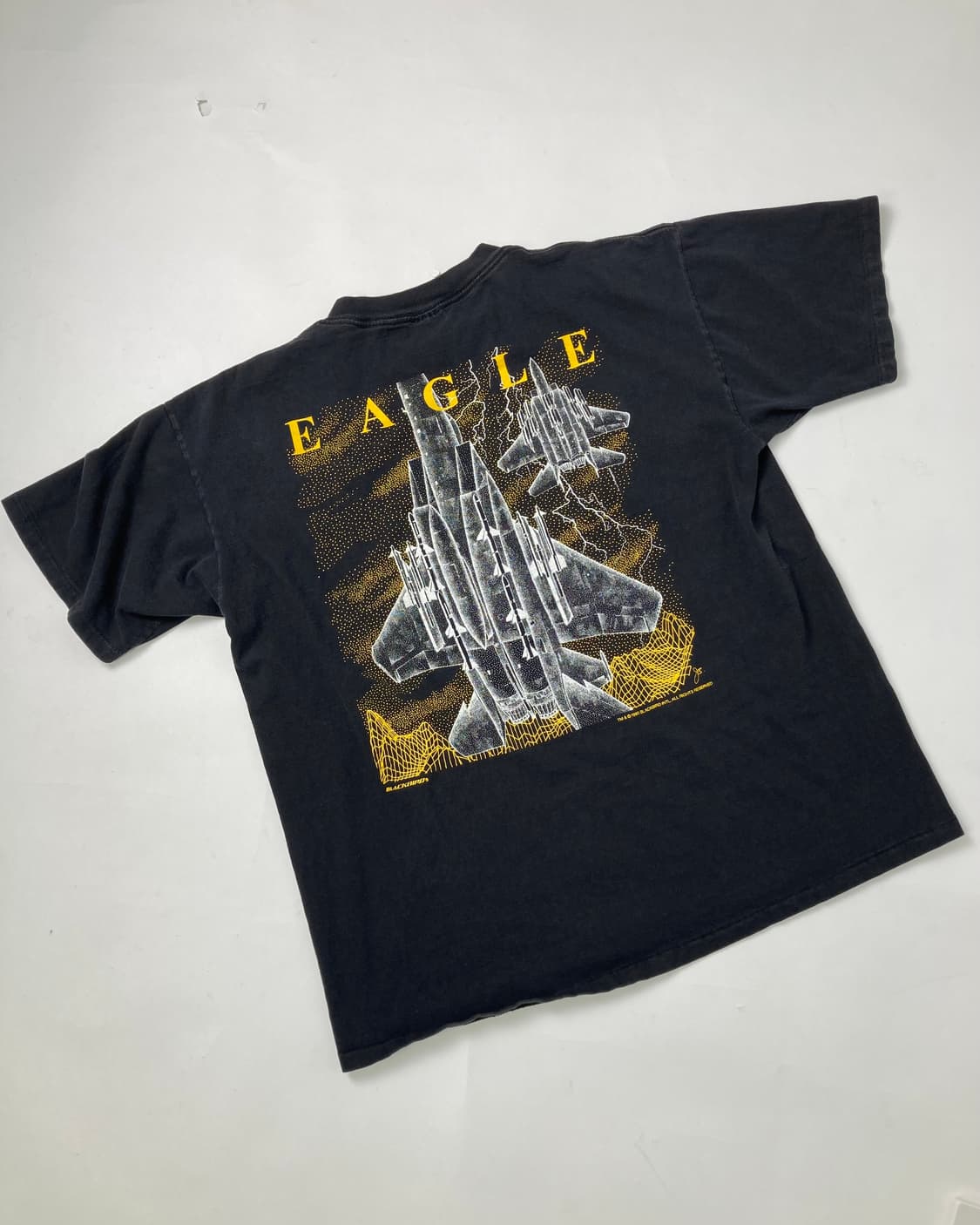 90s Single Stitched Tee (black) 상품이미지2