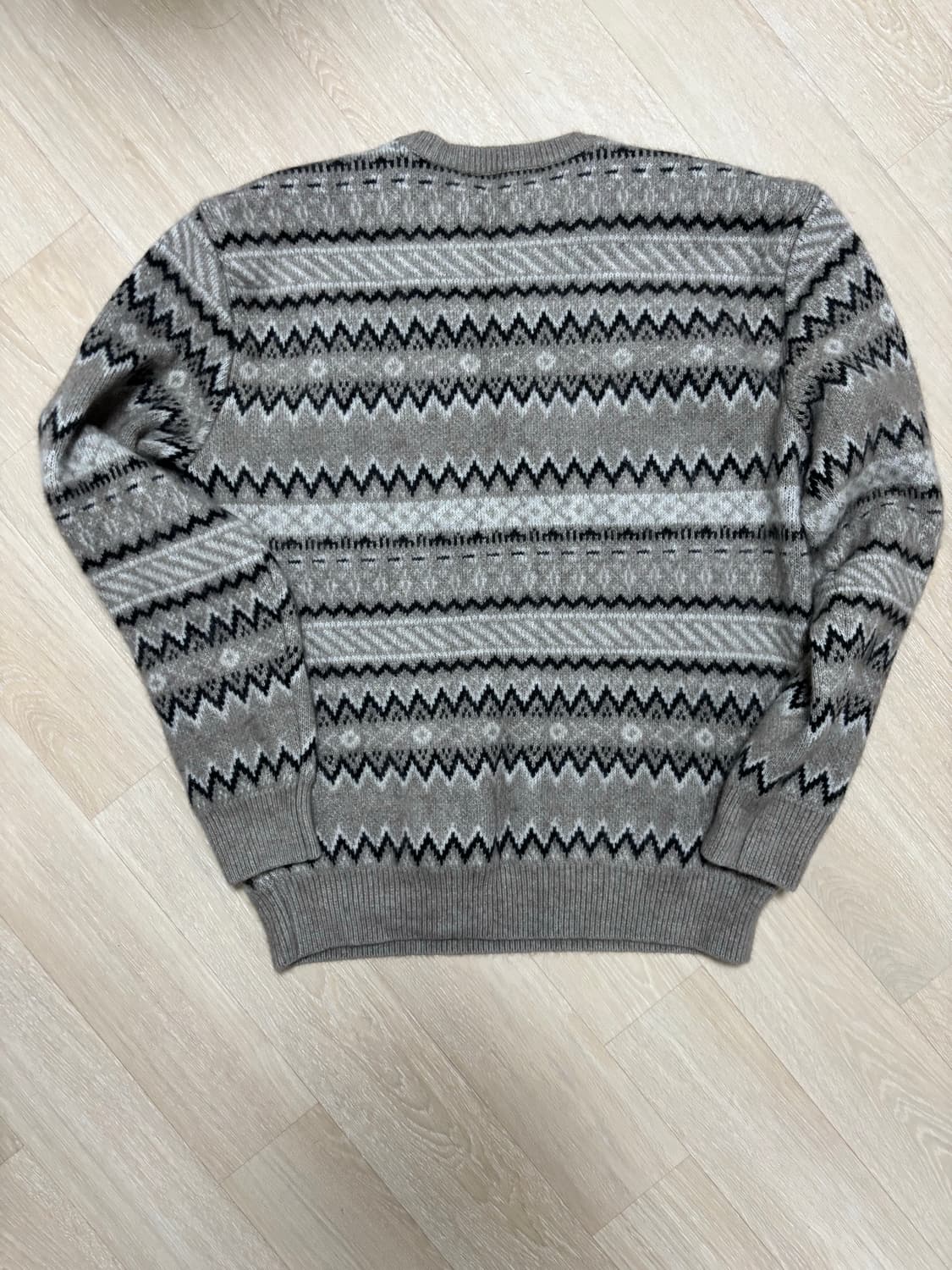 페어 아일 스웨터 브라운야드 상품이미지4